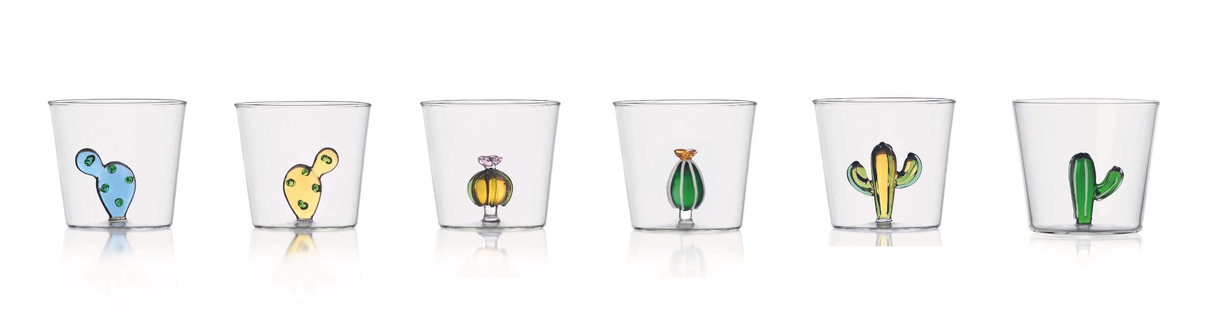 Verres – Collection Desert Plants (set de 6)