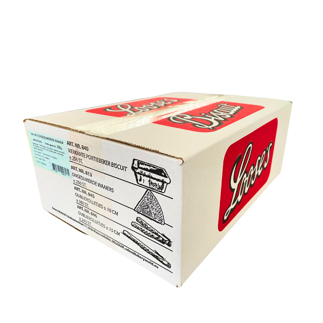 813 Waaiers non sucrés - gaufrettes pour glaces - Boîte