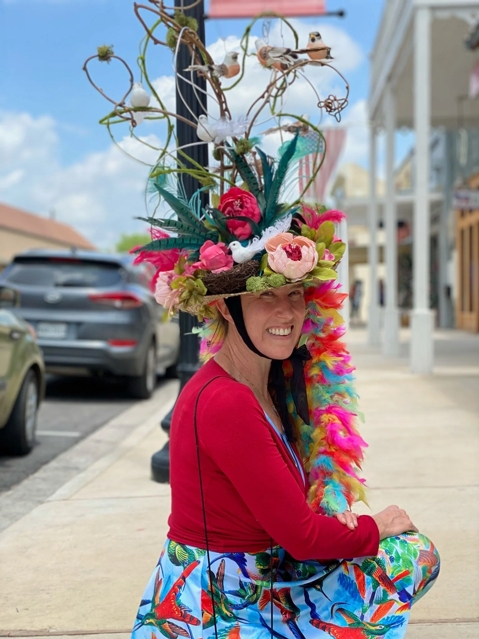 Pic - Kerry - bird hat.jpg