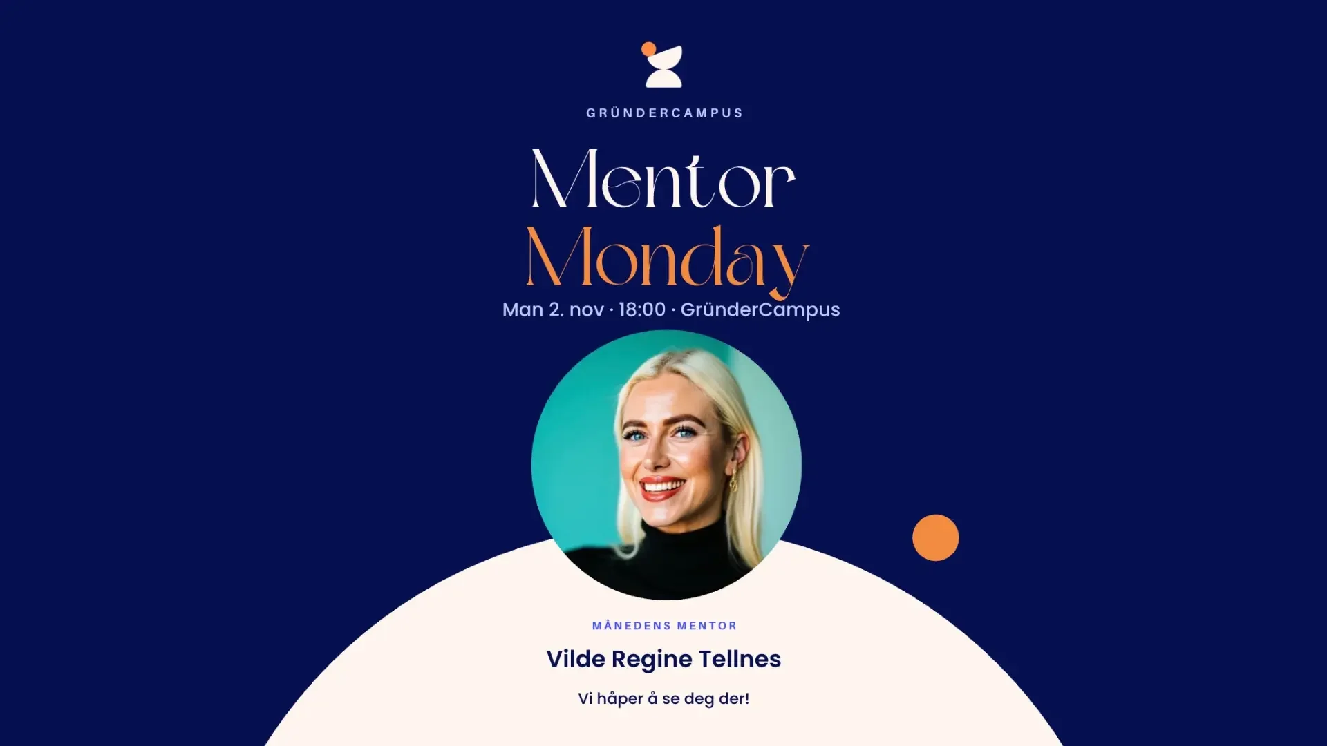 Mentor Monday med Vilde Regine Tellnes