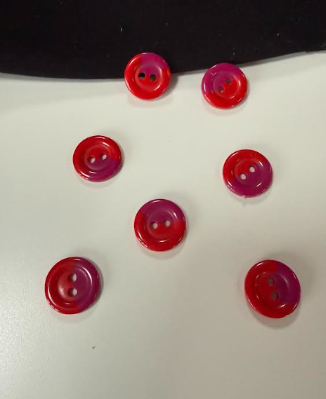 Candy Rose 16mm Buttons