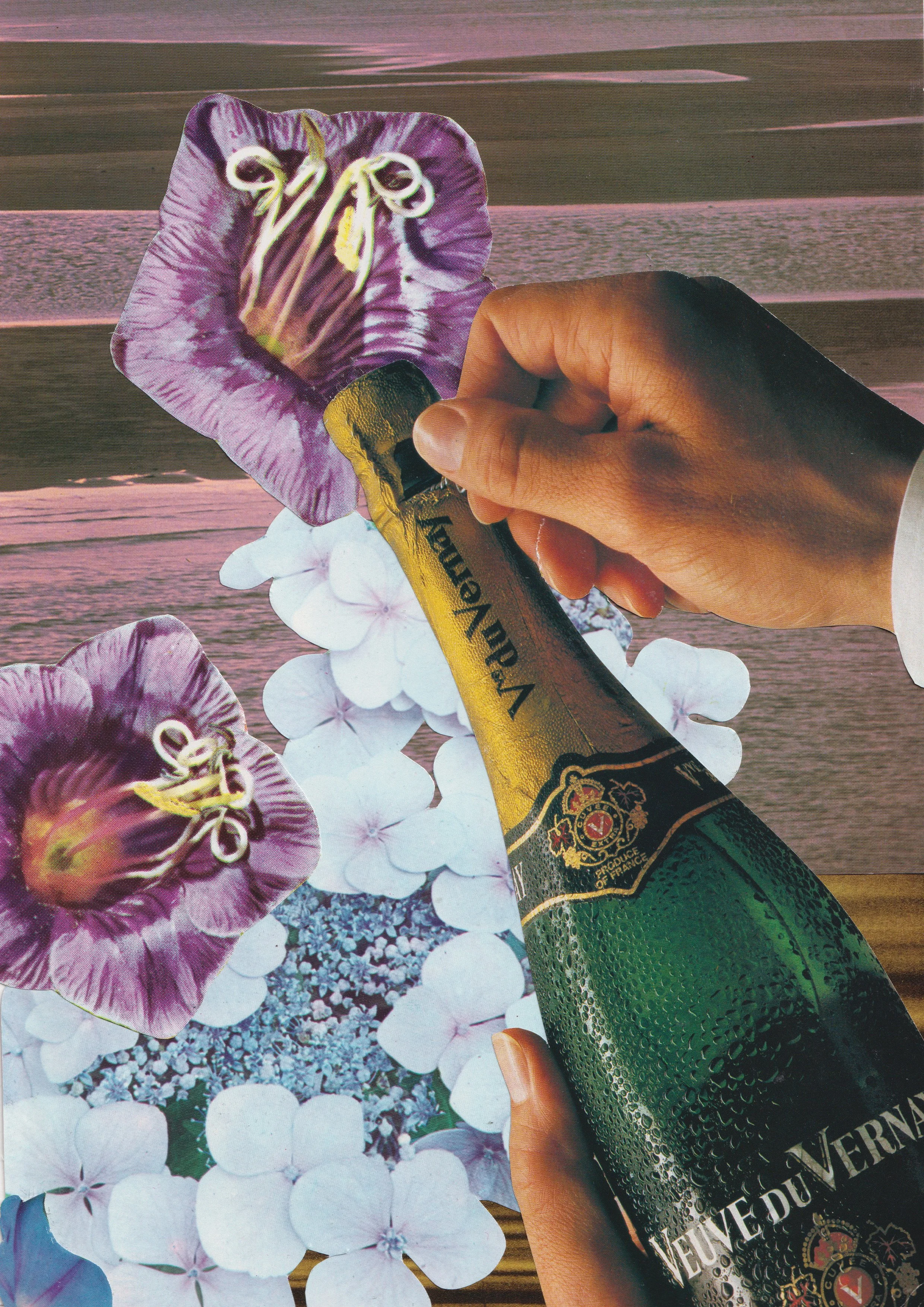 Champagne and Flowers