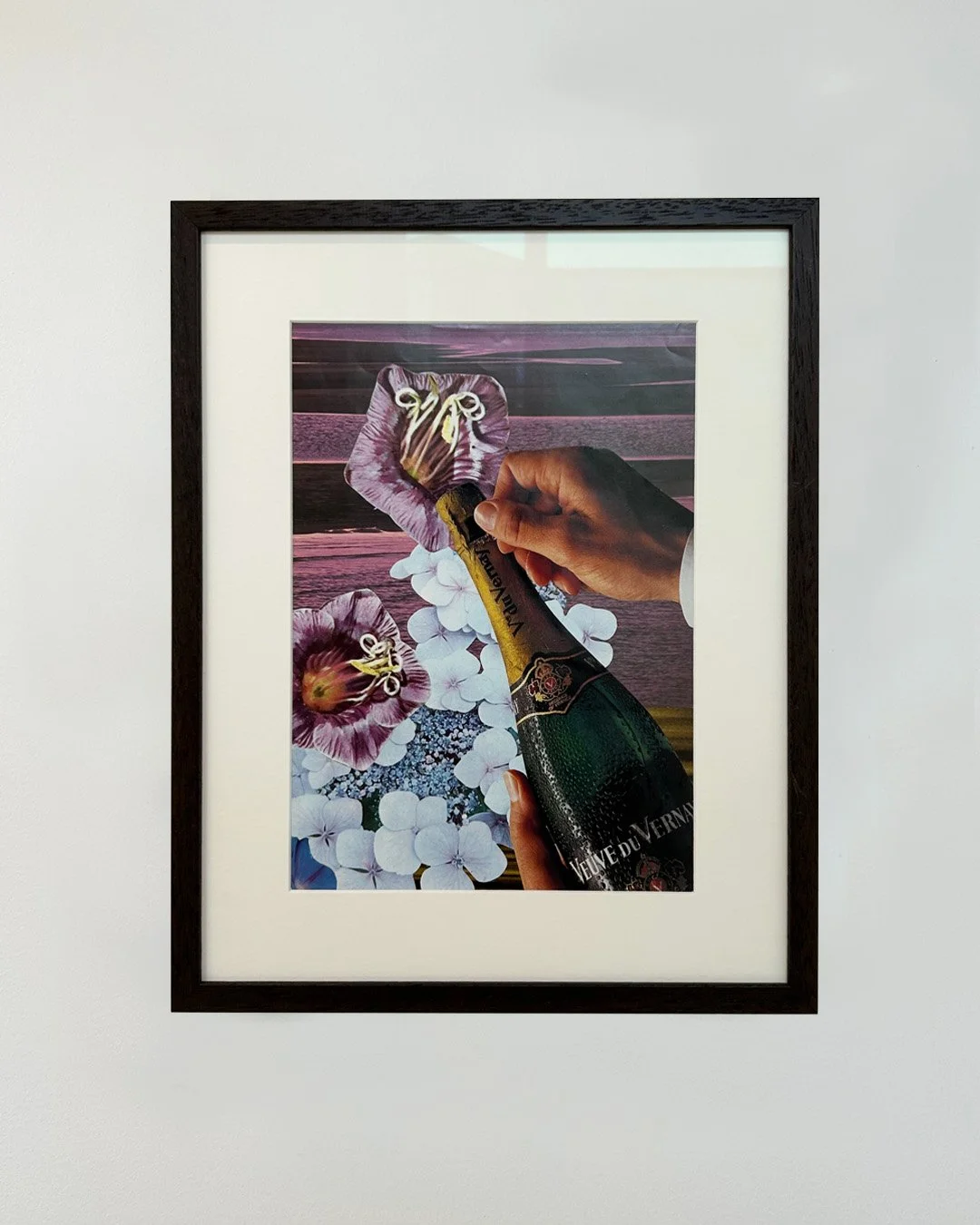 Champagne and Flowers Framed.jpg