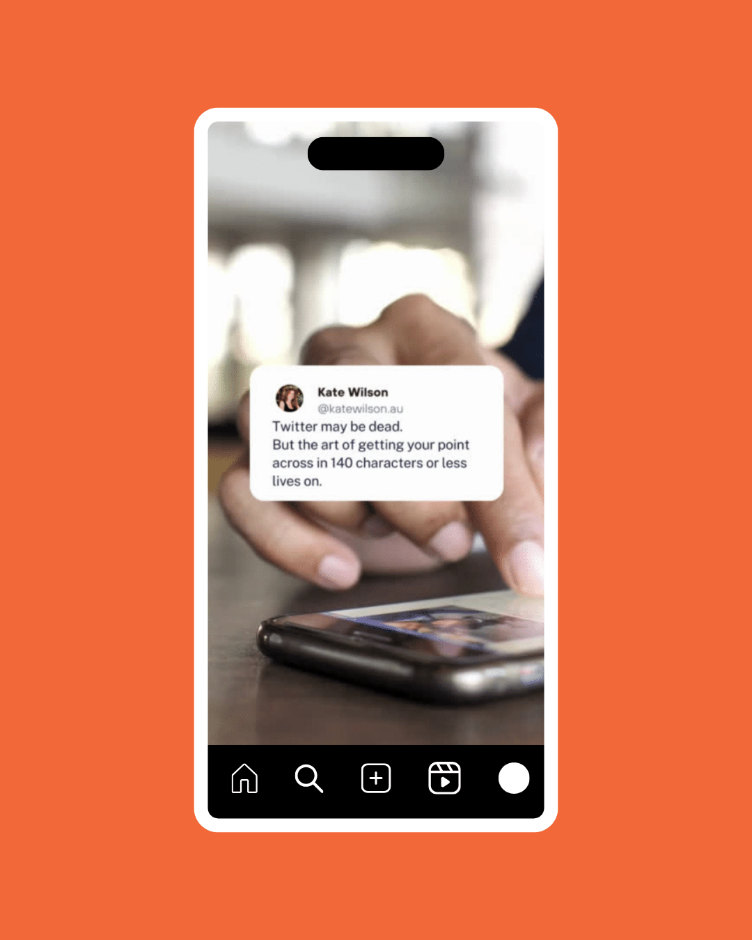 the off-twitter tweet.