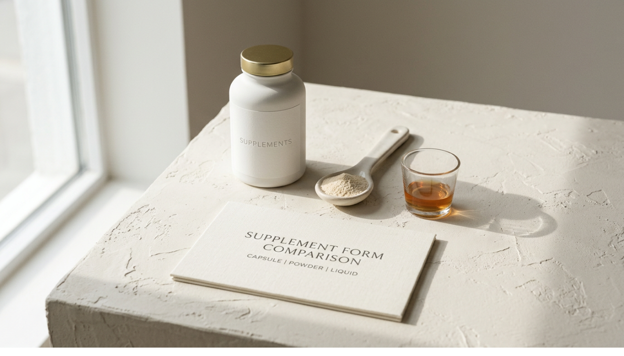 How to Compare Capsules, Powders, and Liquids Over Time