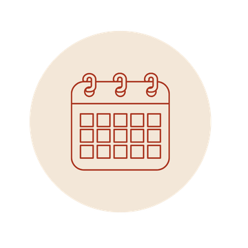 monthly calendar for weight loss tracking tools on a glp1