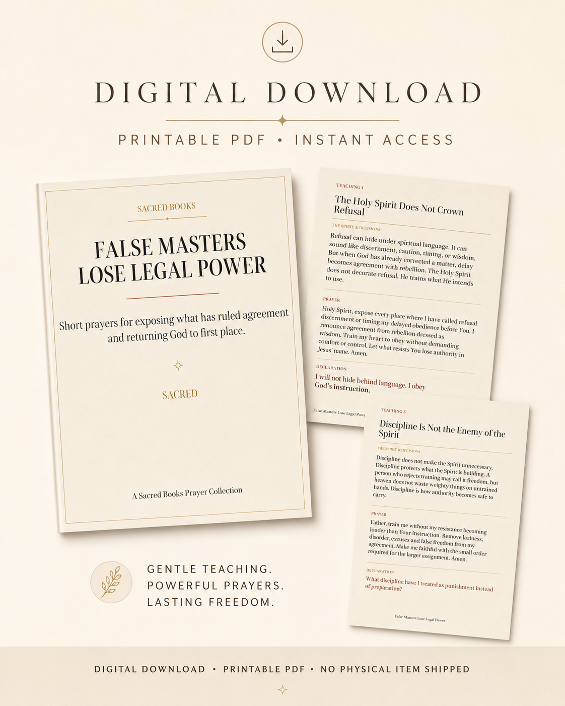 False Masters Lose Legal Power
