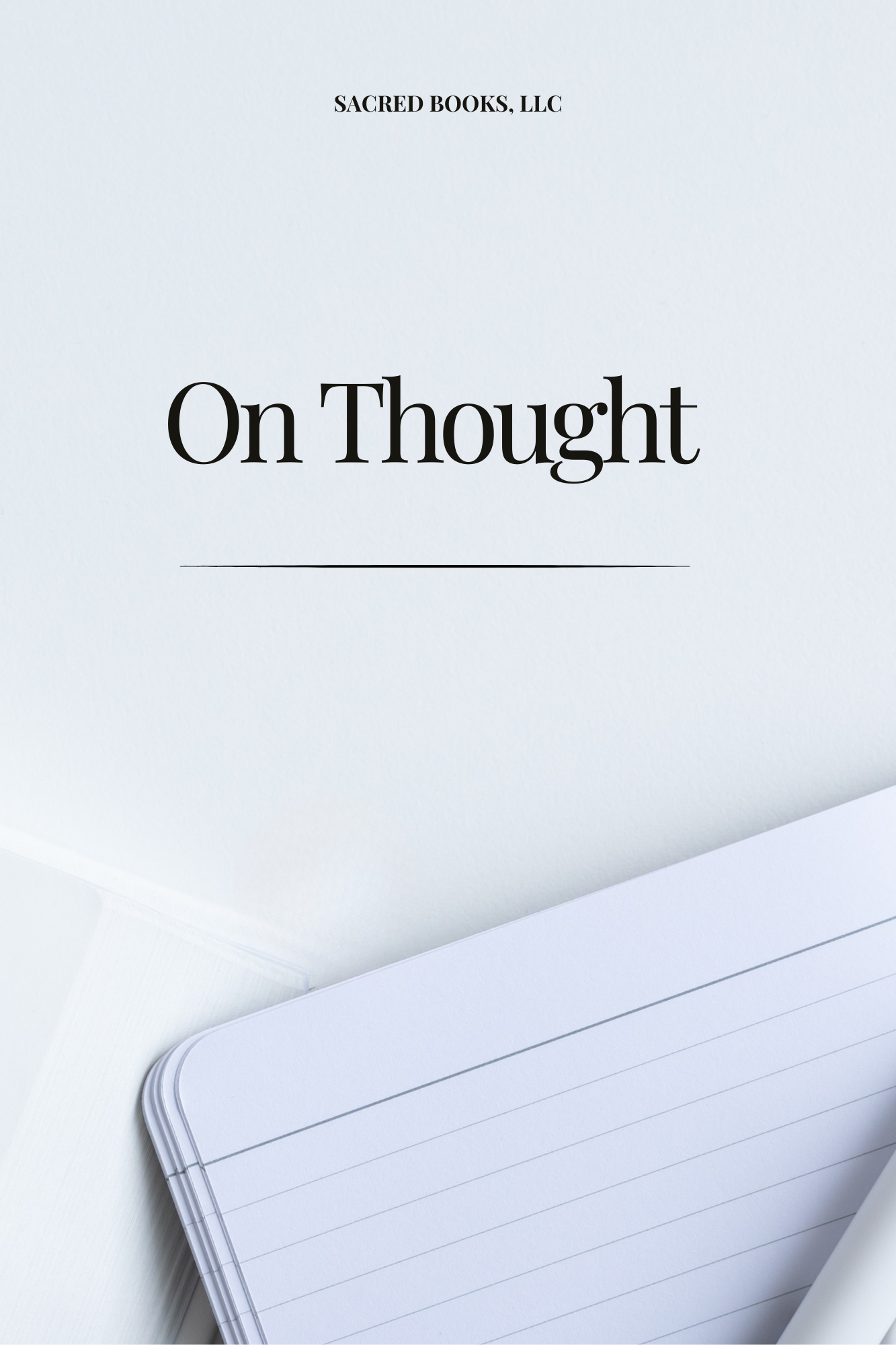 Book cover titled “On Thought” by Sacred Books,