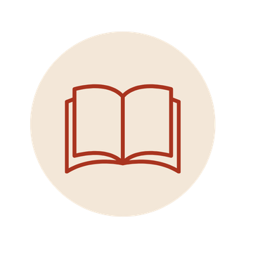 Open book icon for choosing a written tool