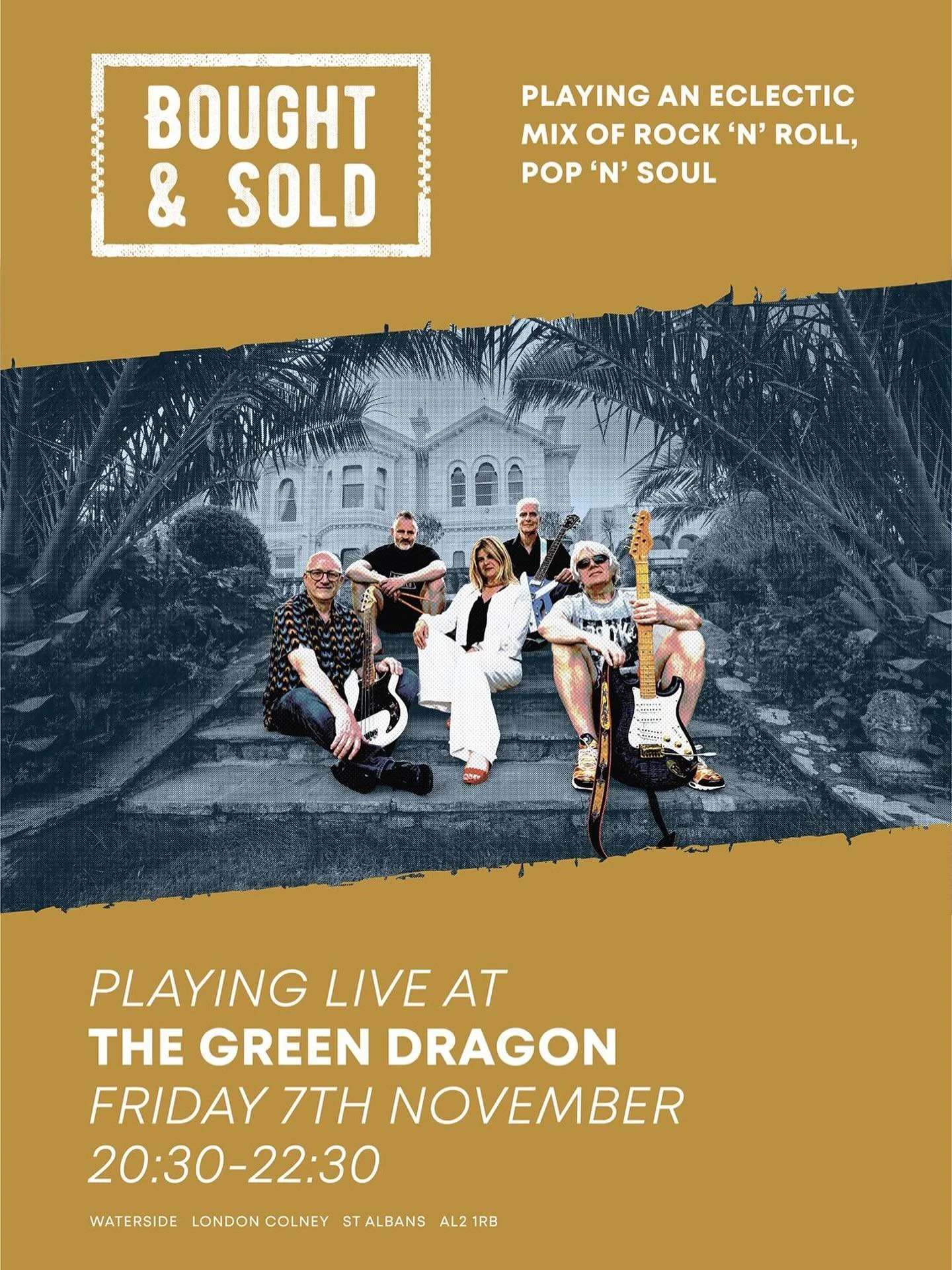 👀 What&rsquo;s the perfect way to end the week?

➡️ Surely it&rsquo;s a Friday, with a cold beer in hand, listening to live music courtesy of #BoughtAndSold - right?

🍺 The Green Dragon
📍 Waterside, London Colney, AL2 1RB
🗓️ Friday 7th Nov
🙌 Ton