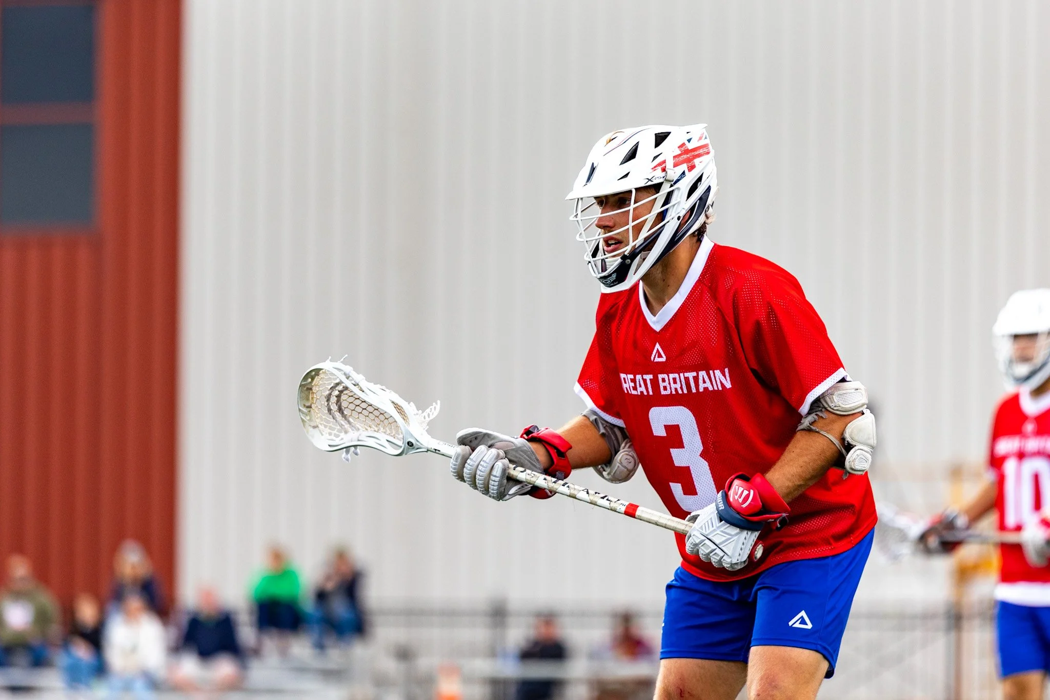 Ben Page-Laycock in British Lacrosse kit