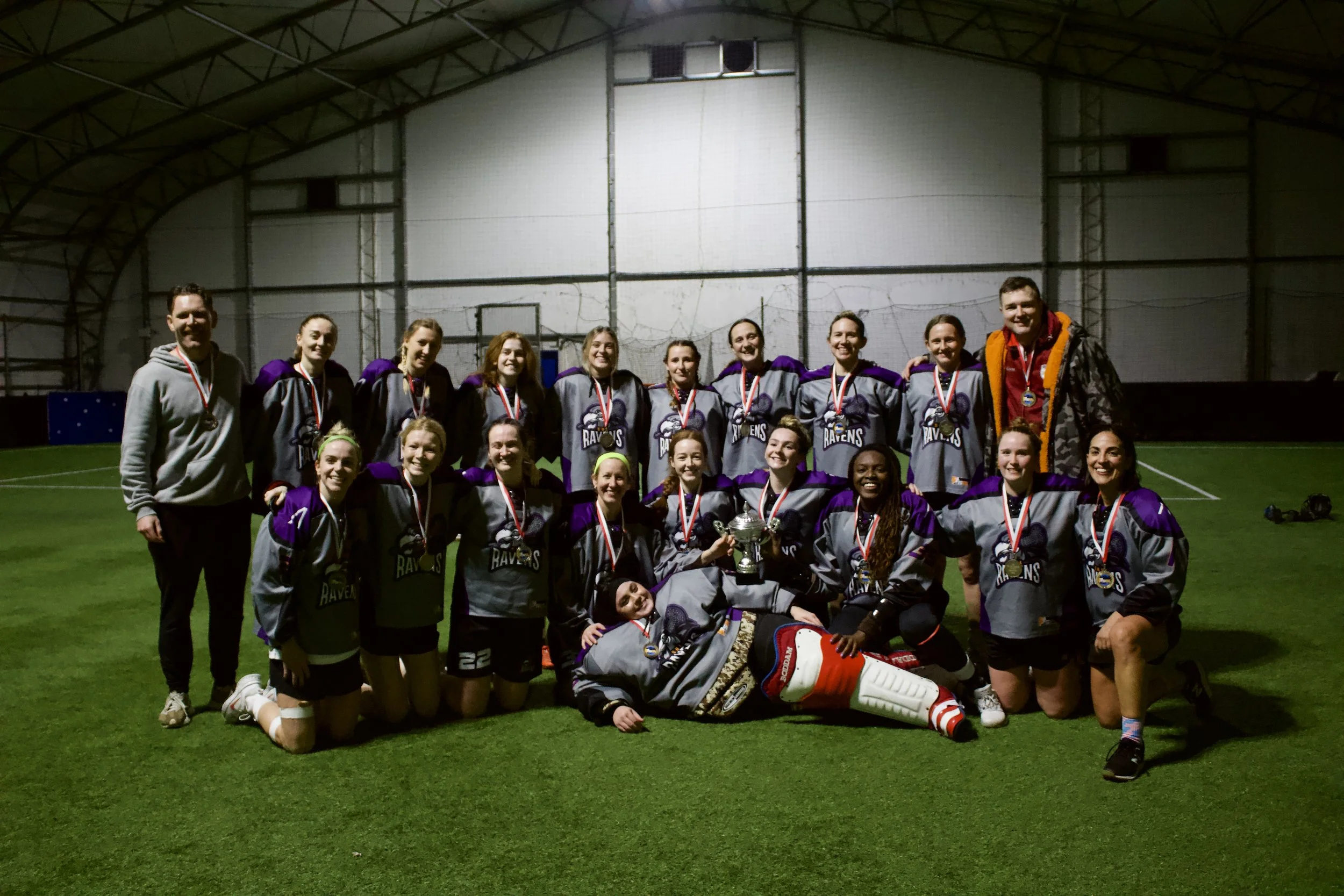 2025/26 Ravens squad photo after winning the title