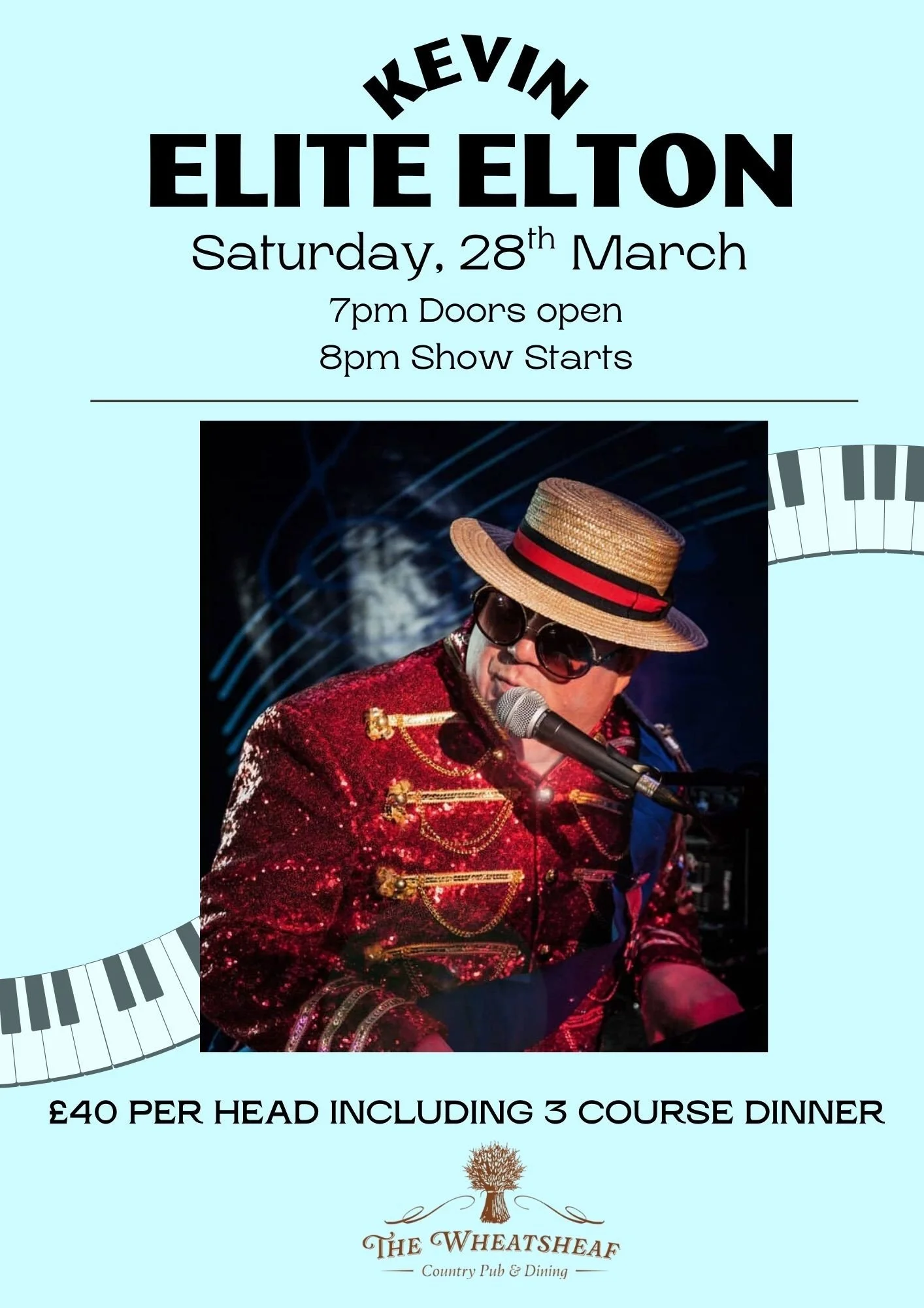 Kevin – Elite Elton Tribute Night 
