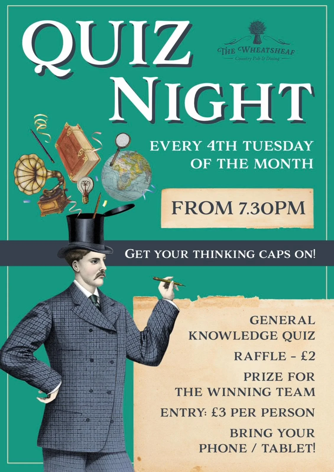 Quiz Night at The Wheatsheaf