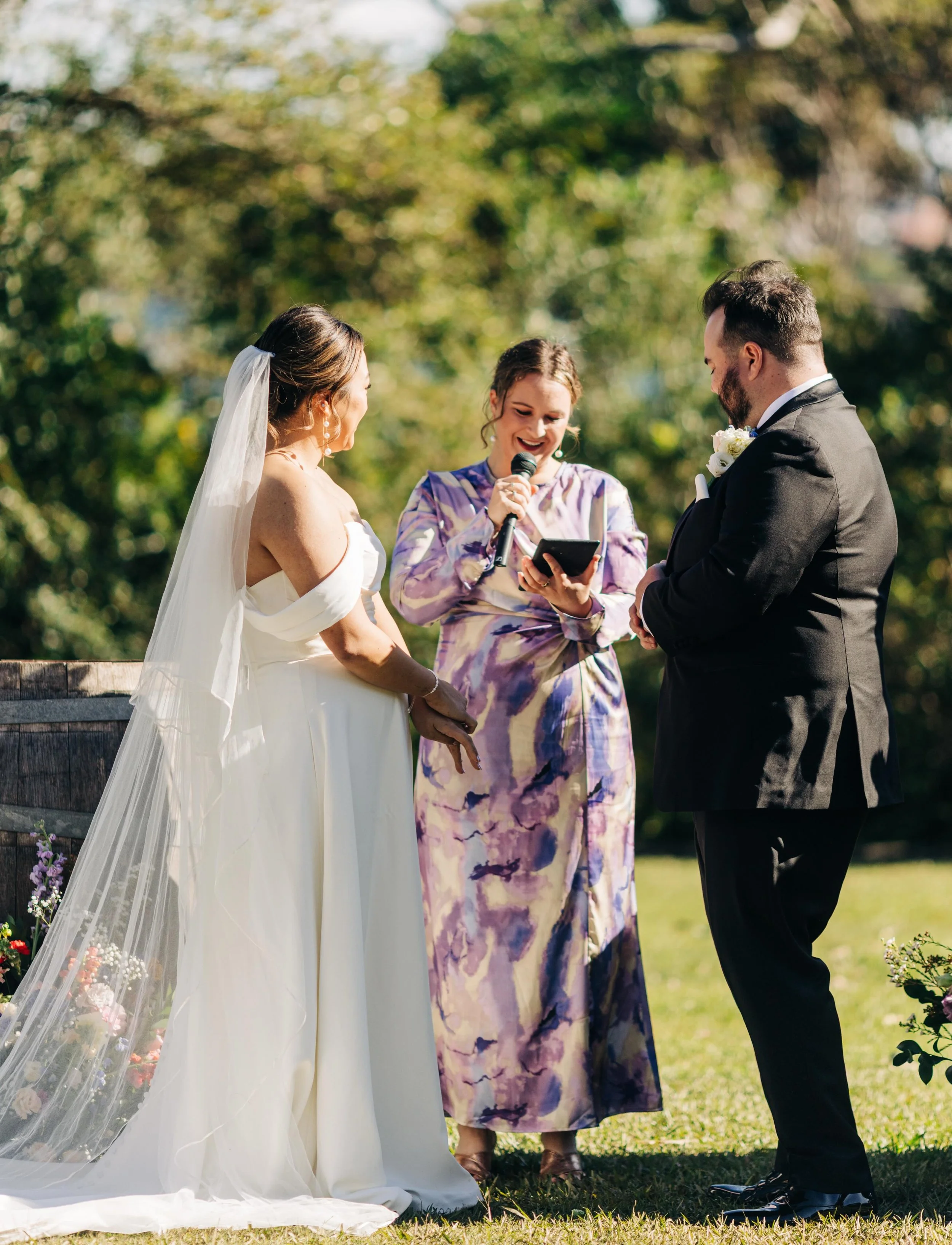 A day late but happy on year anniversary to these two cuties! What a day! 

C &amp; N surprised all of their guests on a Sunday morning  inviting them to their engagement party which actually turned out to be their wedding. Newspapers documenting the