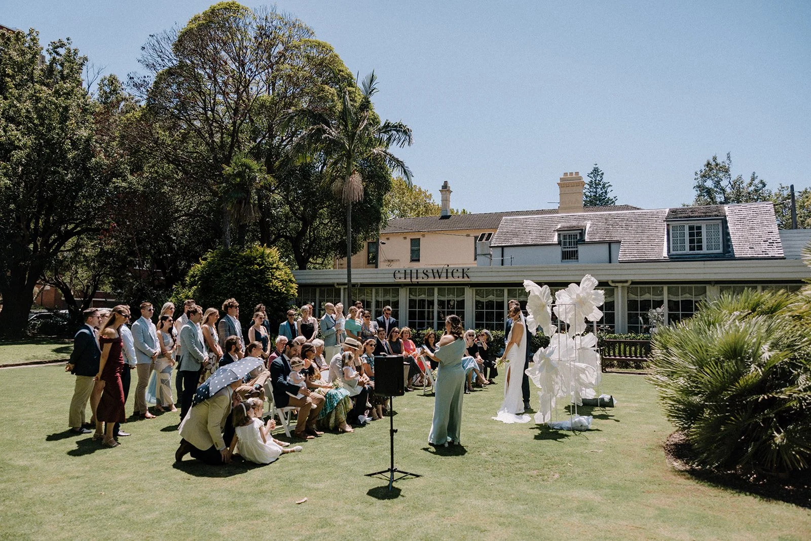 Micro wedding at Chiswick Woollahra