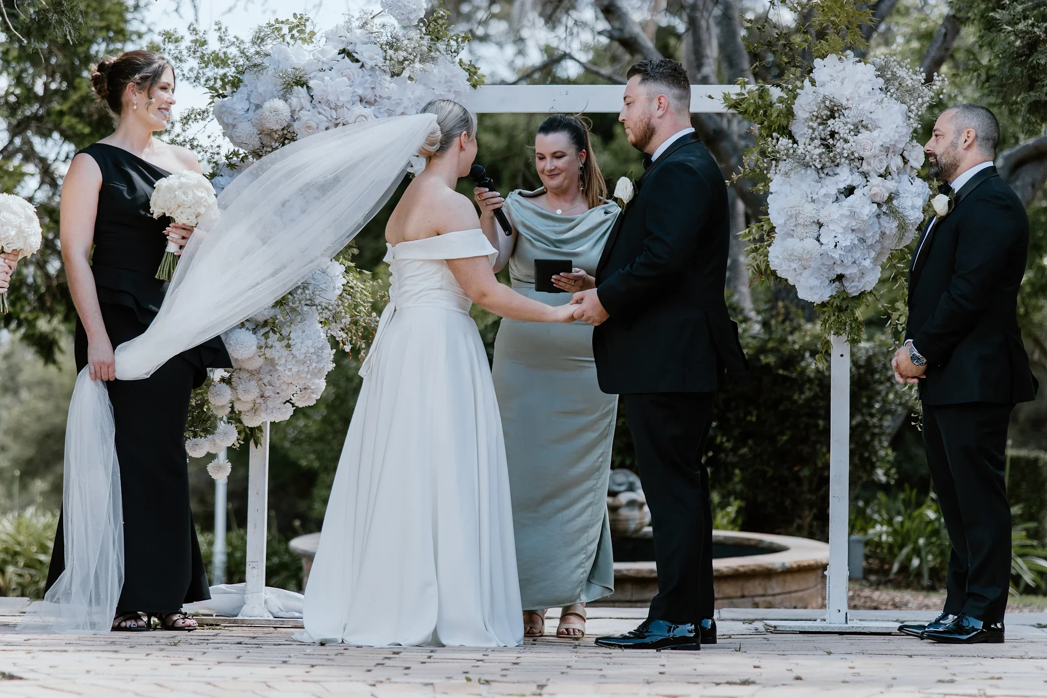 Married By Leah on a boat in Sydney Harbour