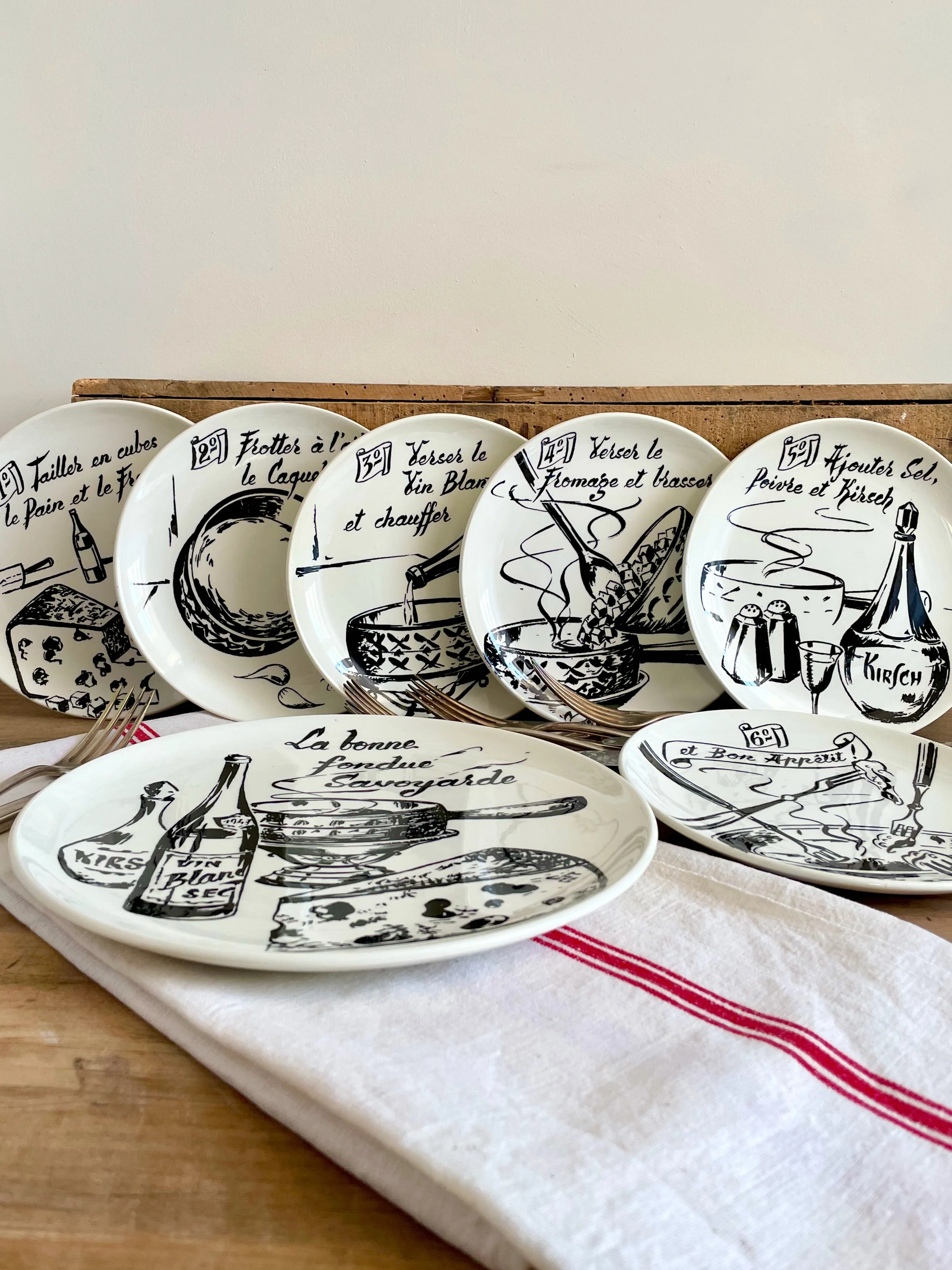 Fondue Set Black and white Gien (1).jpeg