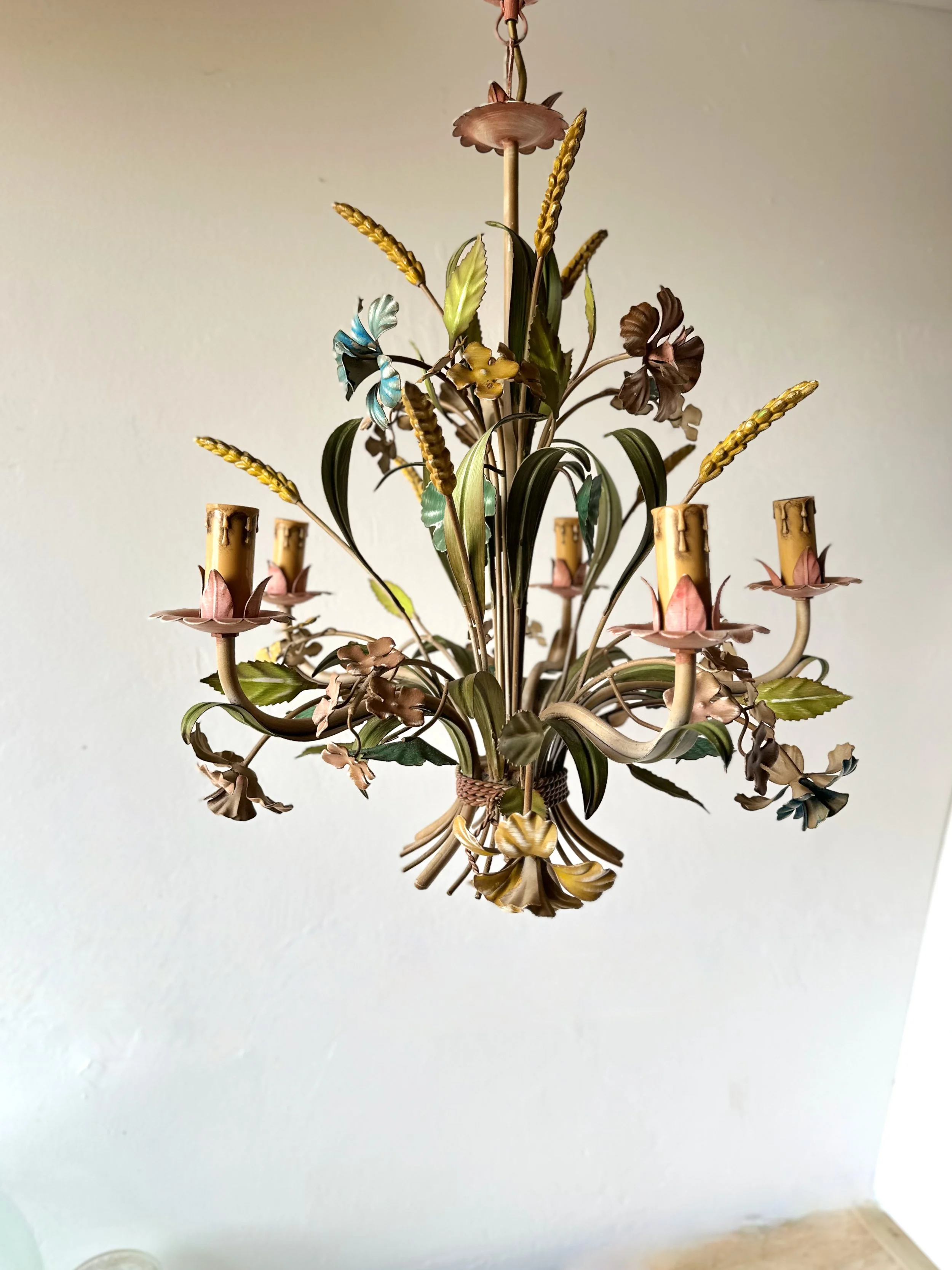 Italian Floral Chandelier
