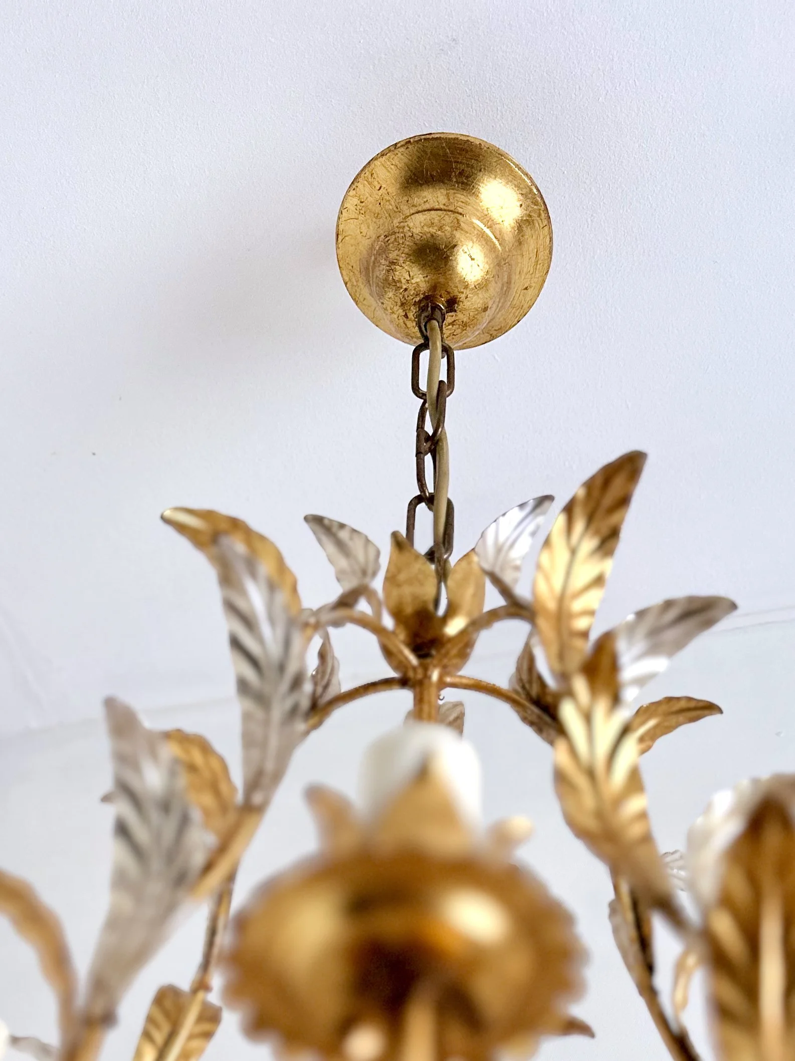5 gilt + silver leaves Cage Chandelier (28).jpeg