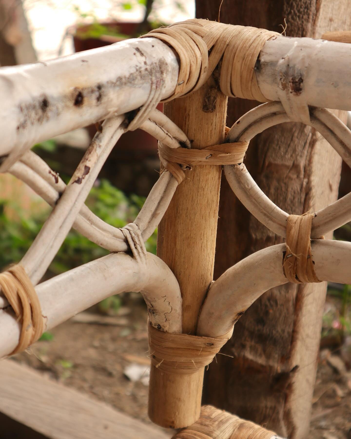 Repairing your beloved furniture is a labor of love. 

We start by carefully replacing and fixing damaged parts, then reweaving frayed rattan with tender hands. Gently sanding down the old paint before applying a fresh coat of varnish. Any damaged up
