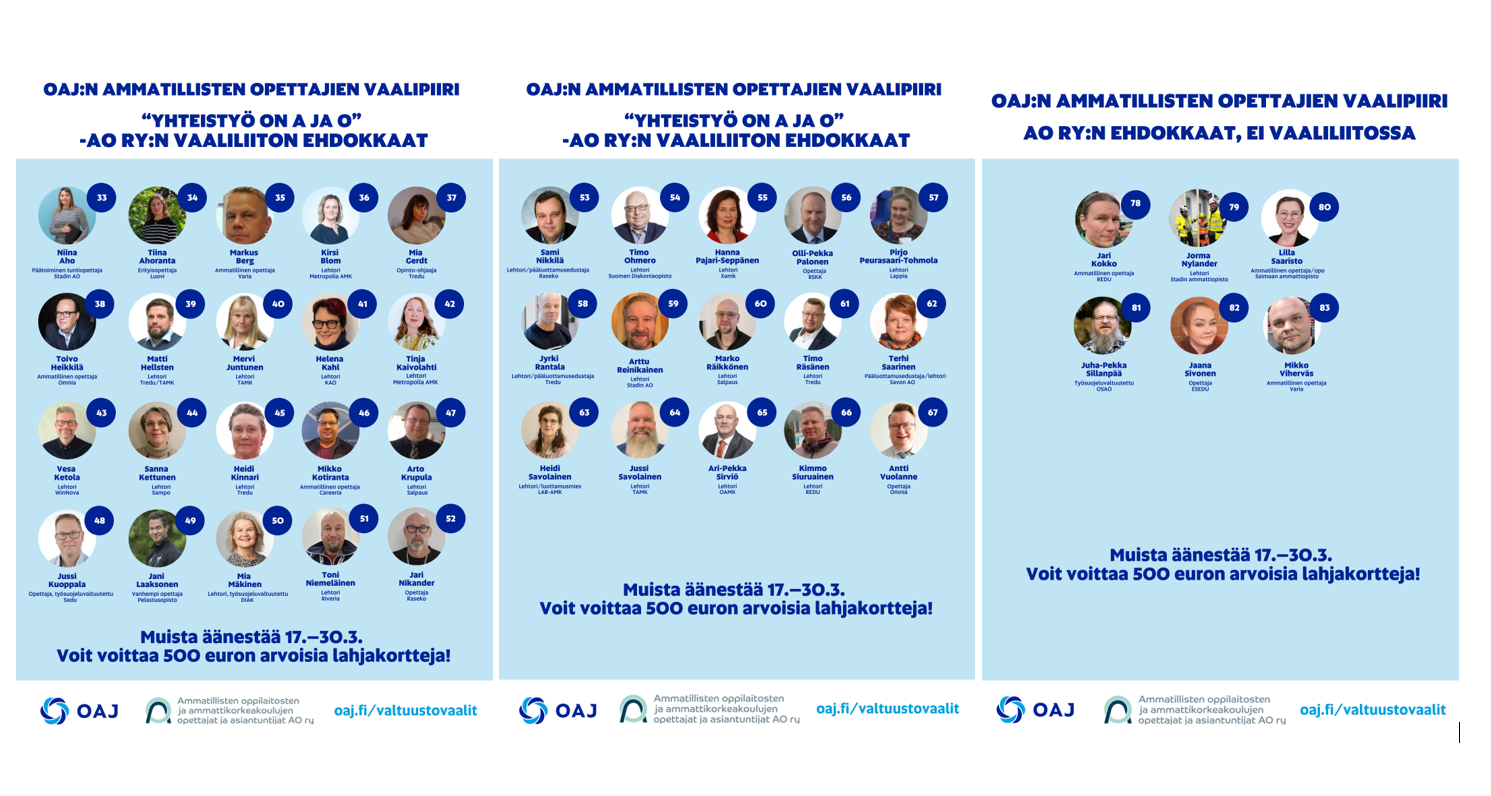Äänestä valtuustovaaleissa ja voita!