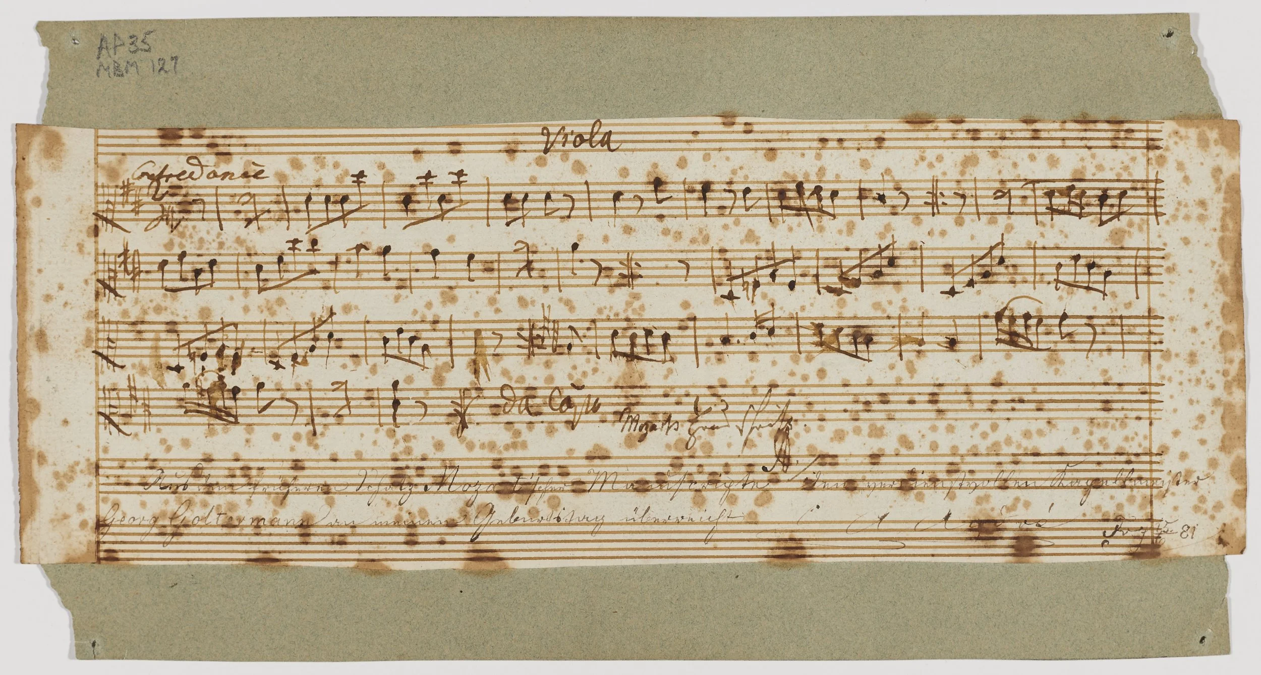 From the Archives: Wolfgang Amadeus Mozart