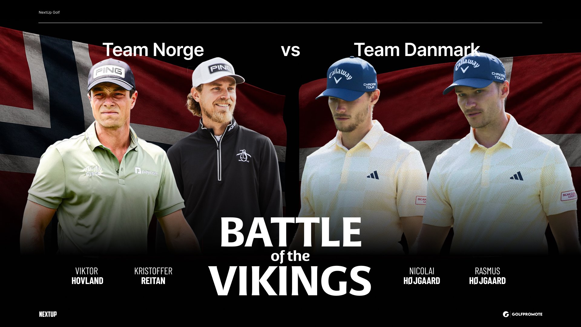 Fire av Nordens største golfprofiler går sammen om et nytt internasjonalt golfprosjekt