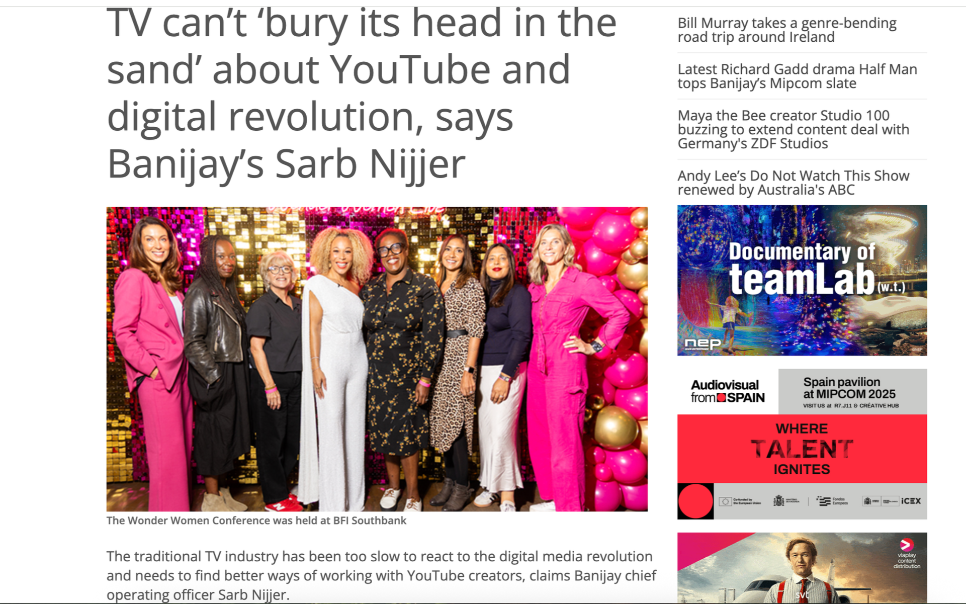 C21 Media - Wonder Women Conference