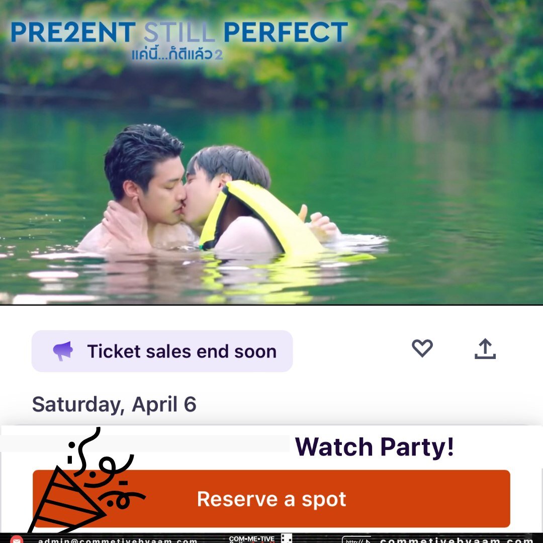 ✨ Movie Alert! ✨ Join us for the &quot;Pre2ent Still Perfect&quot; Watch Party on April 6th! It's FREE - cozy up at home with snacks, chat with fellow fans, and enjoy the drama unfold. Don't forget the raffle! RSVP now and let's make it a night to re