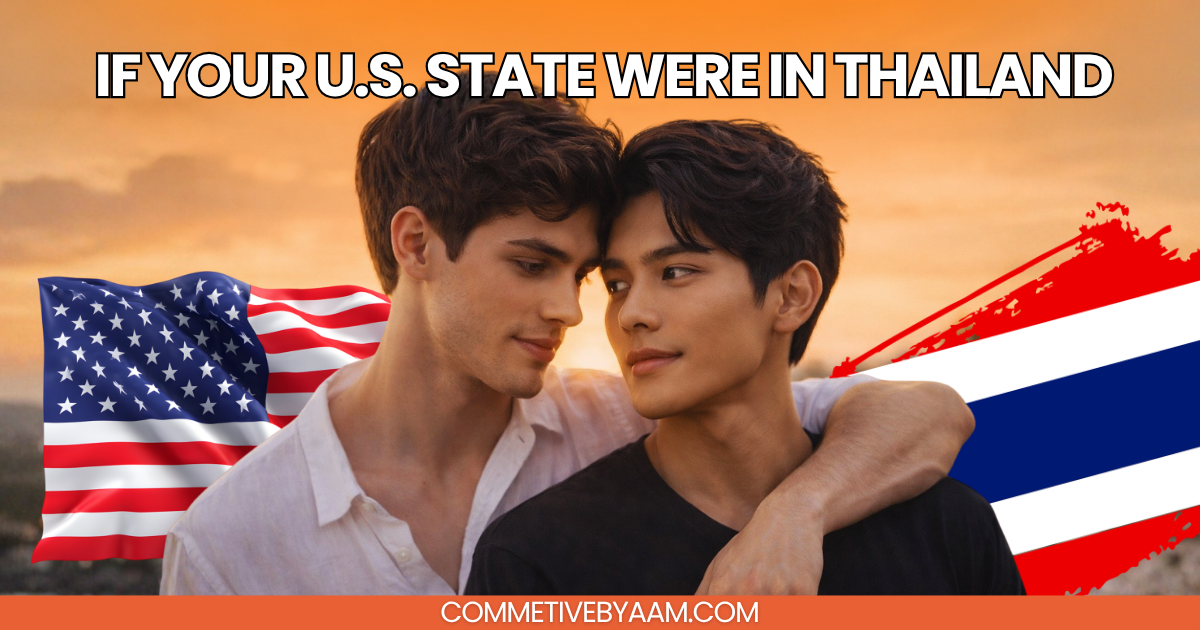 If Your U.S. State Were in Thailand, Where Would It Be? Vibes - Based Guide for BL Fans (&amp; Everyone) Visiting Thailand