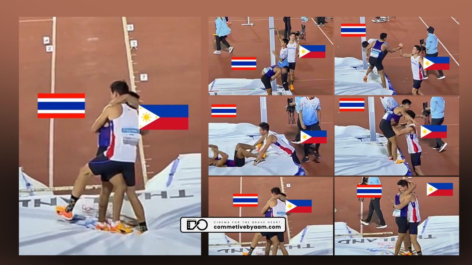 Love At The First Jump BL Series Poster Inspired by EJ Obiena and Patsapong SEA Games 2025