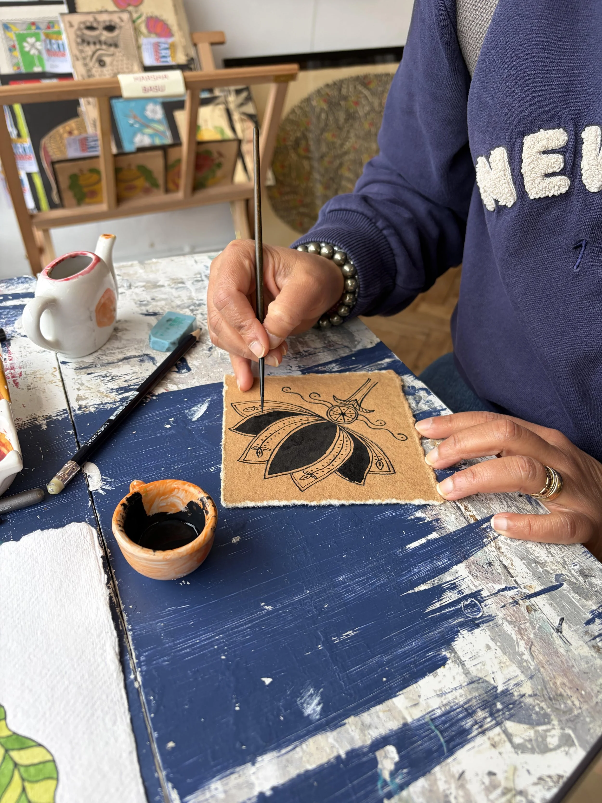 person painting