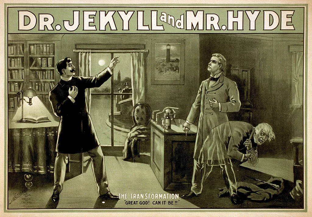 A promotional poster for Dr Jekyll and Mr Hyde