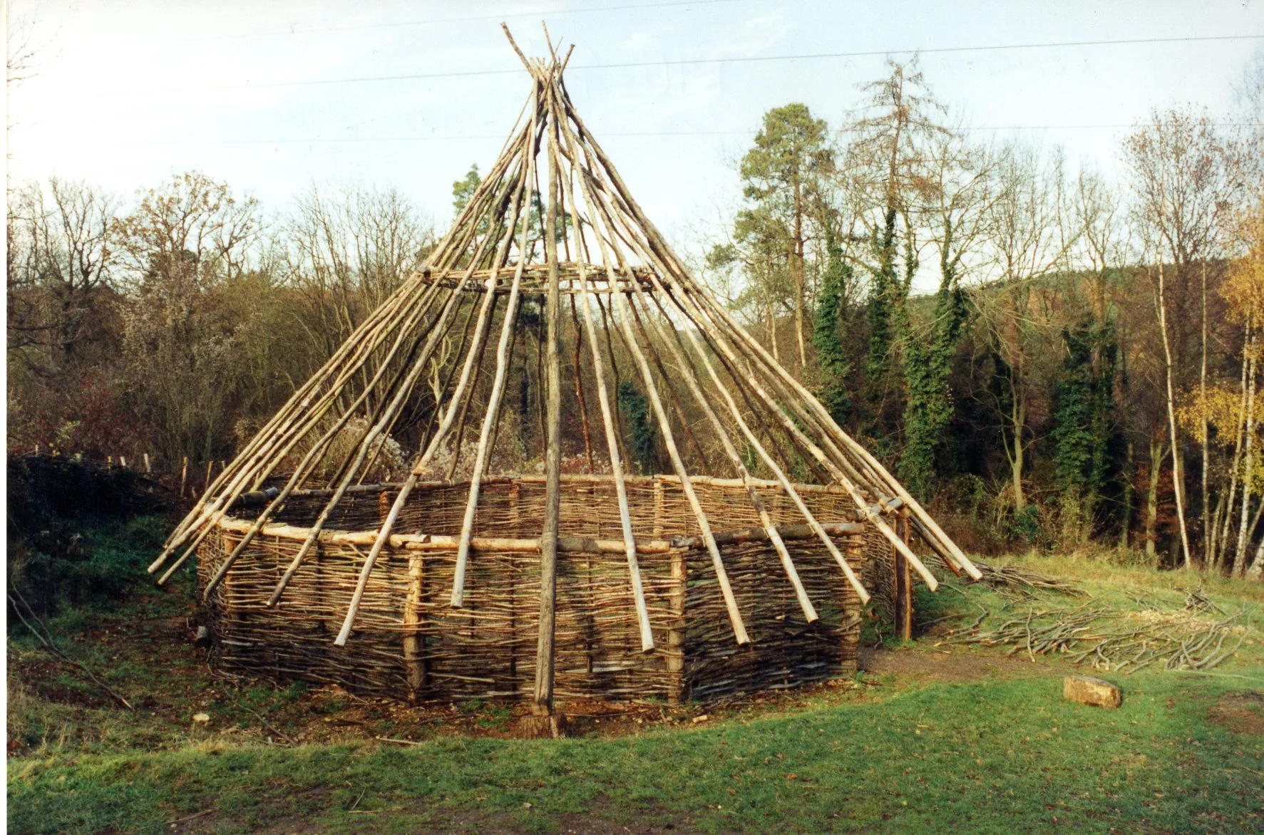 iron age roundhouse frame
