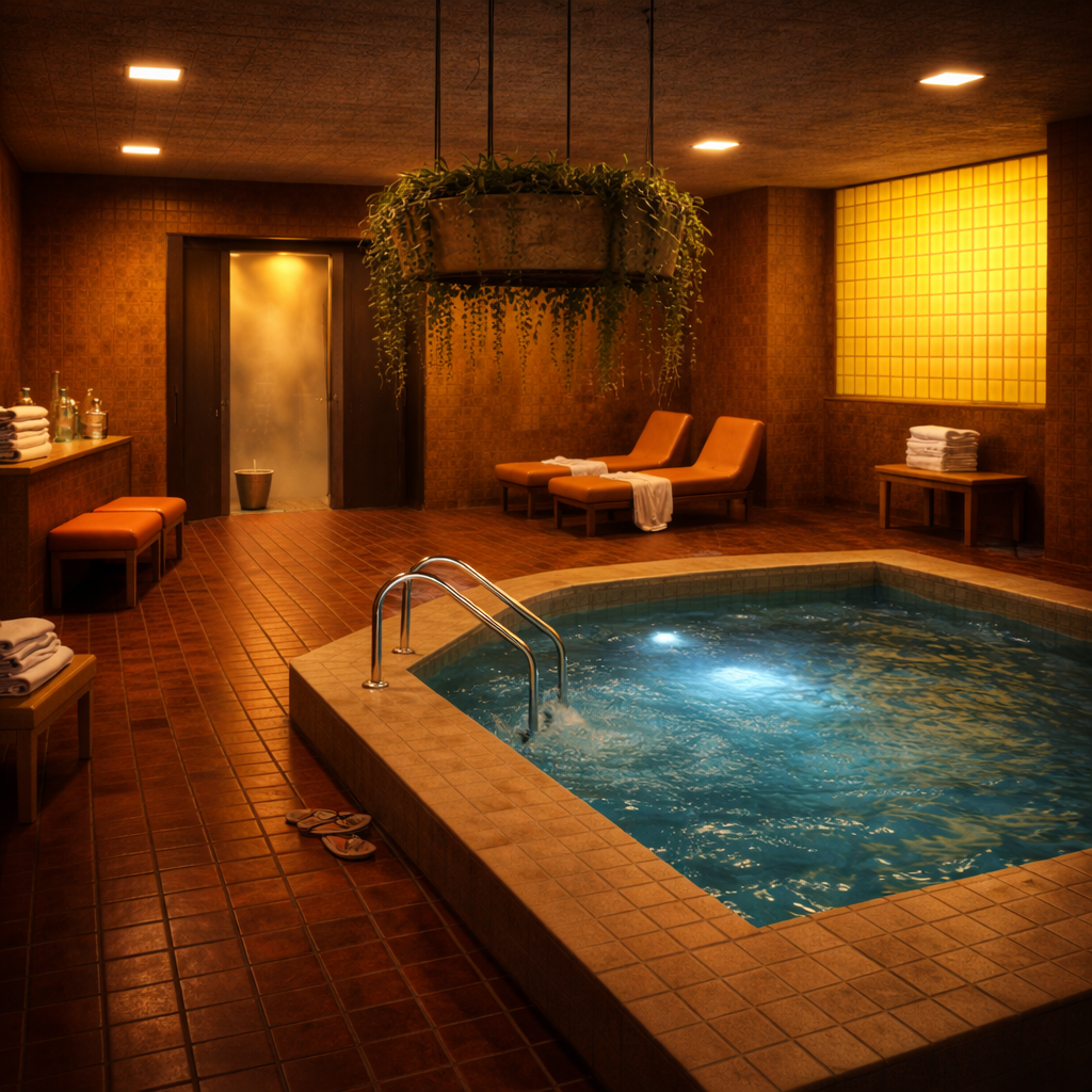 mallworls ai art sauna backrooms liminal dreamcore aorath robin richardson