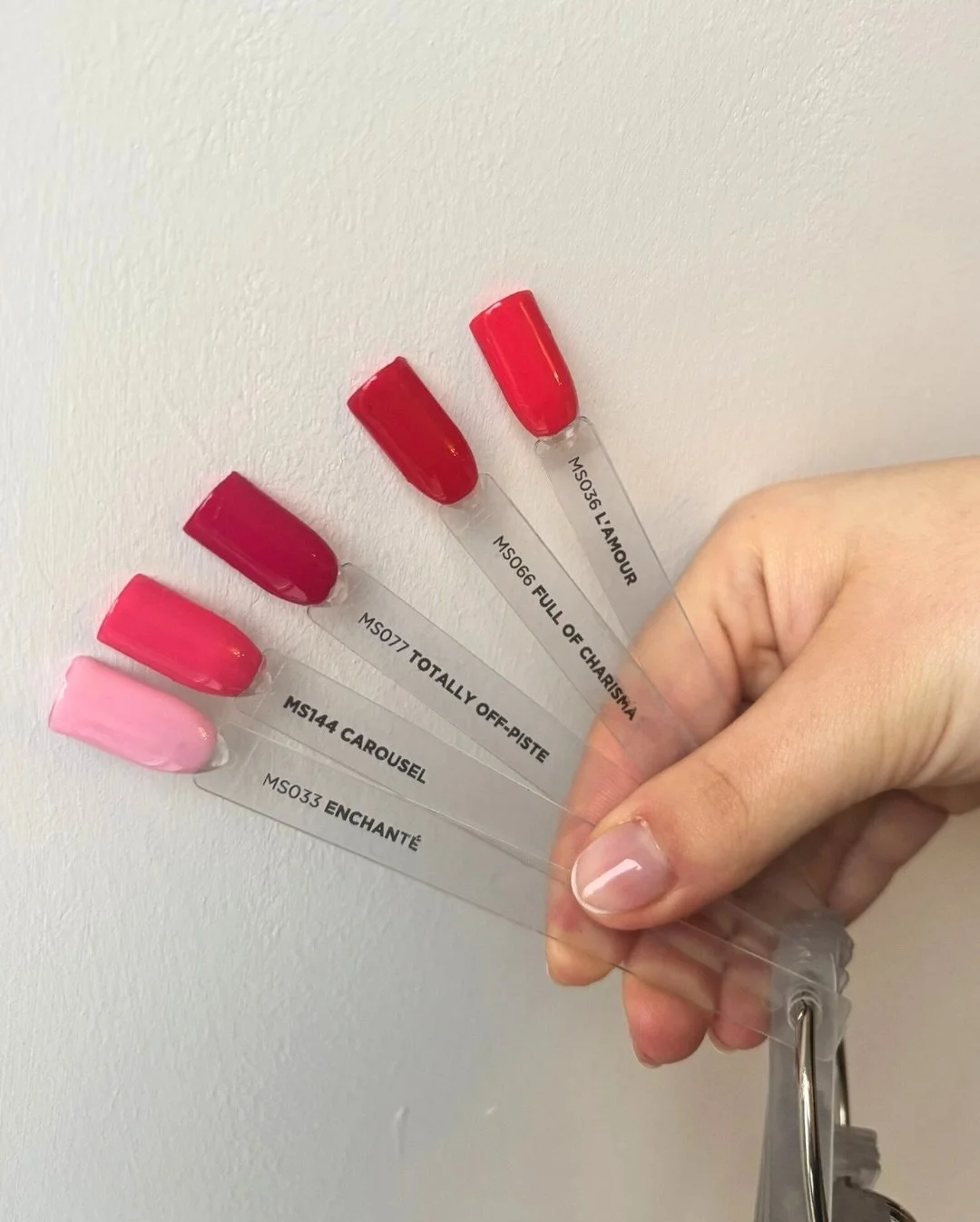 We&rsquo;re getting Valentine&rsquo;s nails ready in the salon 💗

All the pink and red shades we can&rsquo;t get enough of. Which one are you choosing?

Appointments are filling up 💌