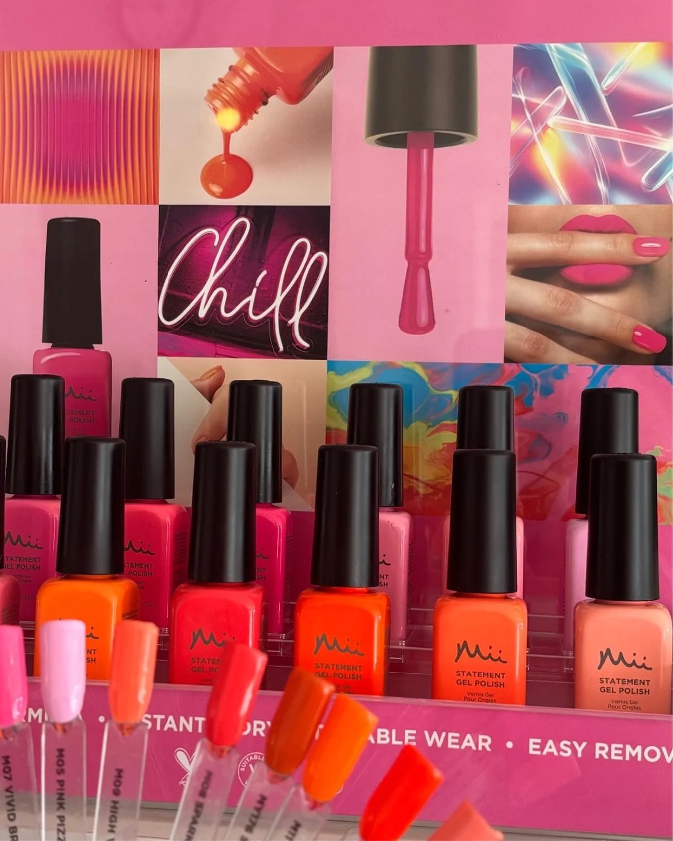 NEW summer shades have arrived ✨

We&rsquo;re loving @miicosmeticspro new neon range for holiday nails.🩷

A little reminder to start booking your holiday prep appointments now, as summer appointments tend to fill up quickly.

Book your next appointm