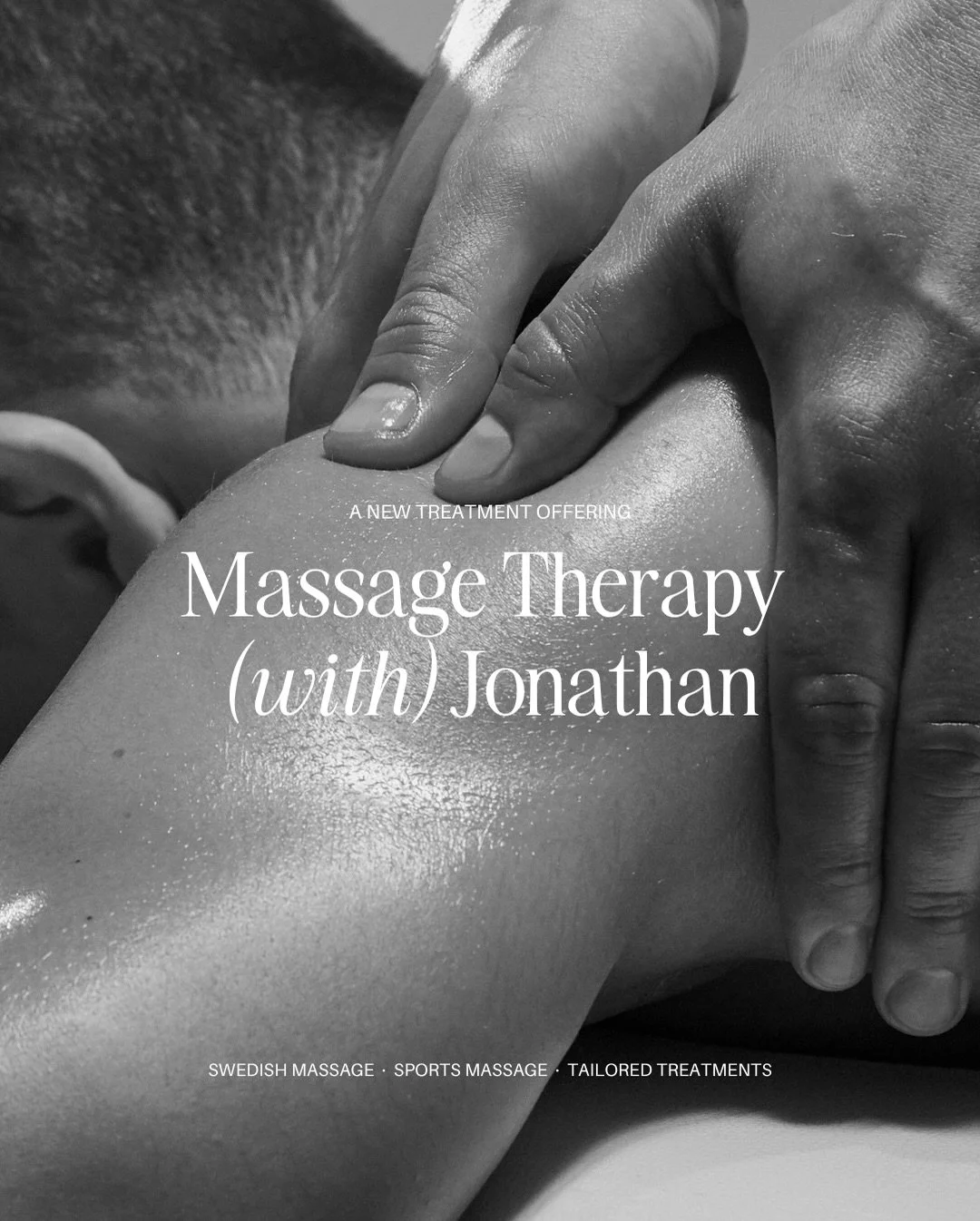 We&rsquo;re excited to welcome Jonathan to our salon 🤍

Jonathan offers both Swedish and Sports Massage treatments, designed to support relaxation, recovery, and everyday wellbeing.

Whether you&rsquo;re struggling with tension, muscle tightness, st