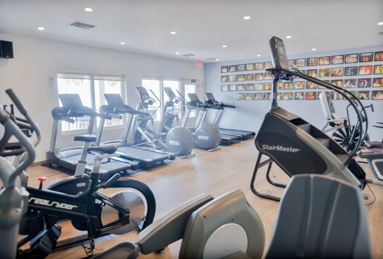 Training at Wrightfully Fit gym