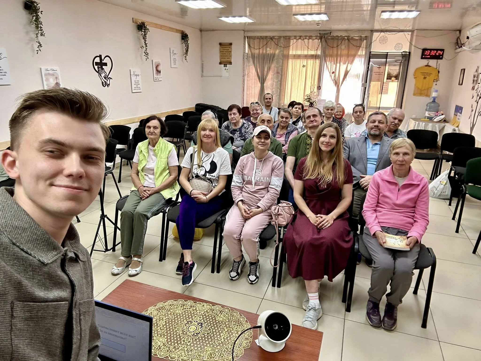 Worship service in Chernihiv
