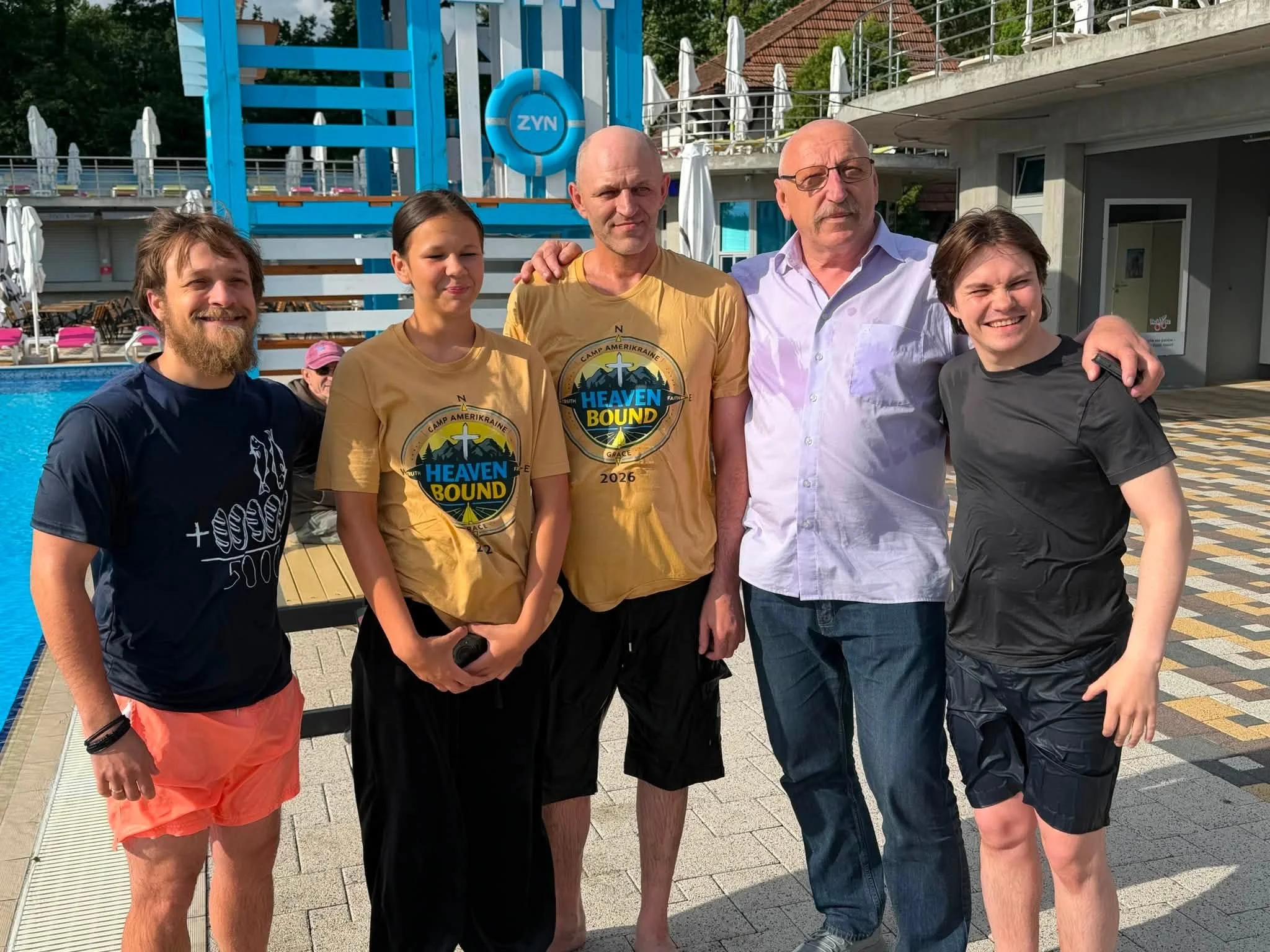 One more baptism at Camp Amerikrane!