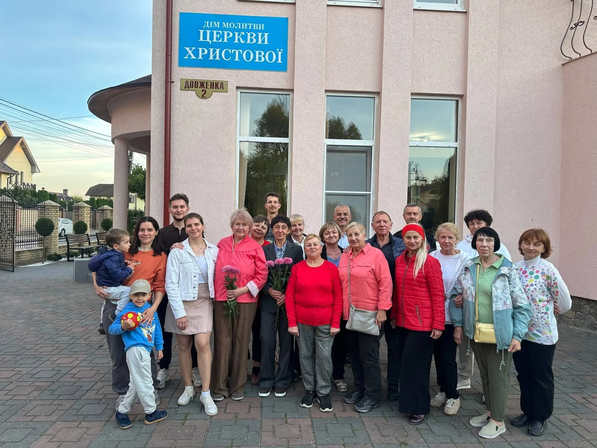 Two baptisms in Chernivtsi