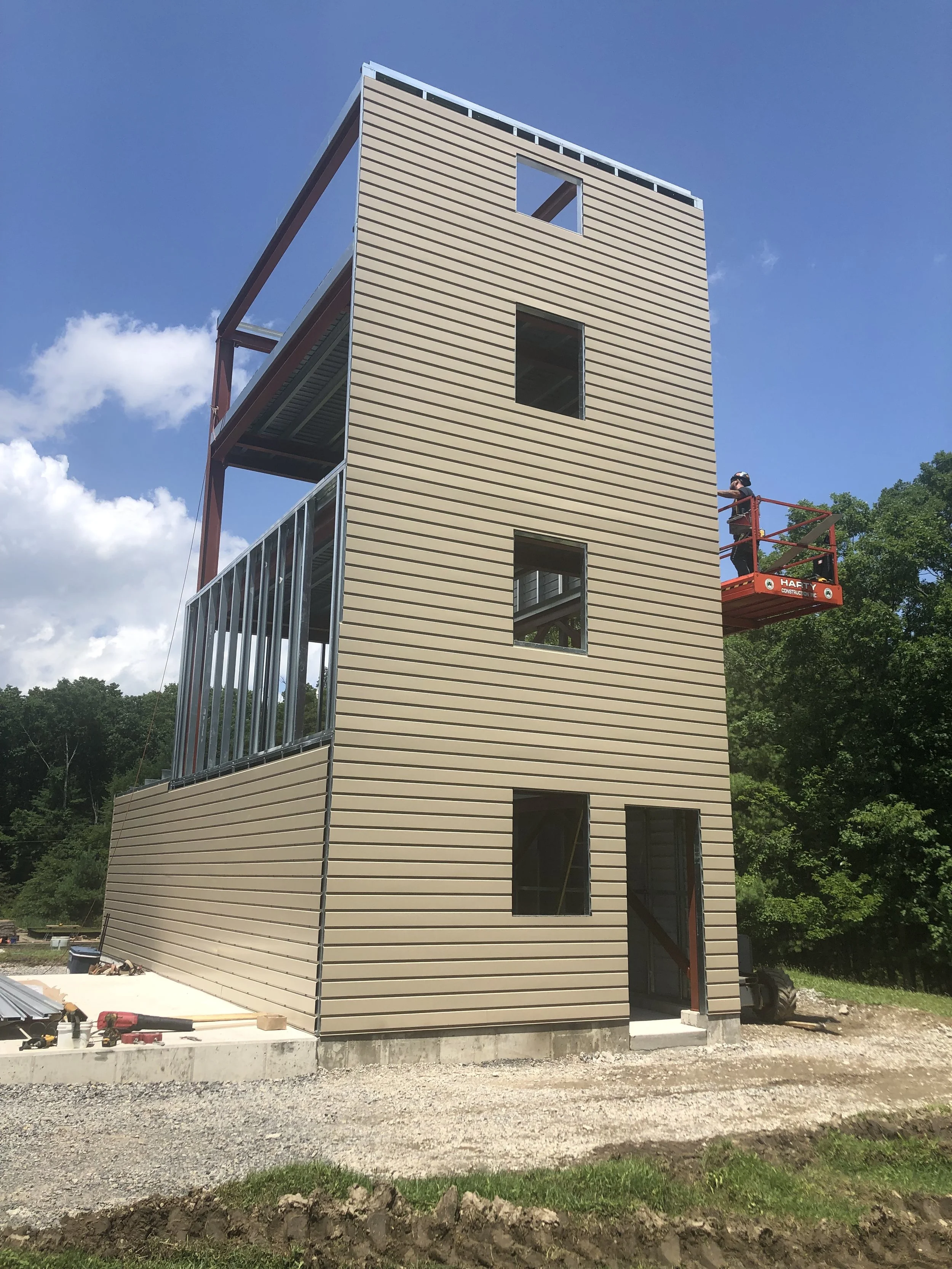 MSHA Mine Academy Design-Build Fire Tower, Elevator, Burn Tunnel