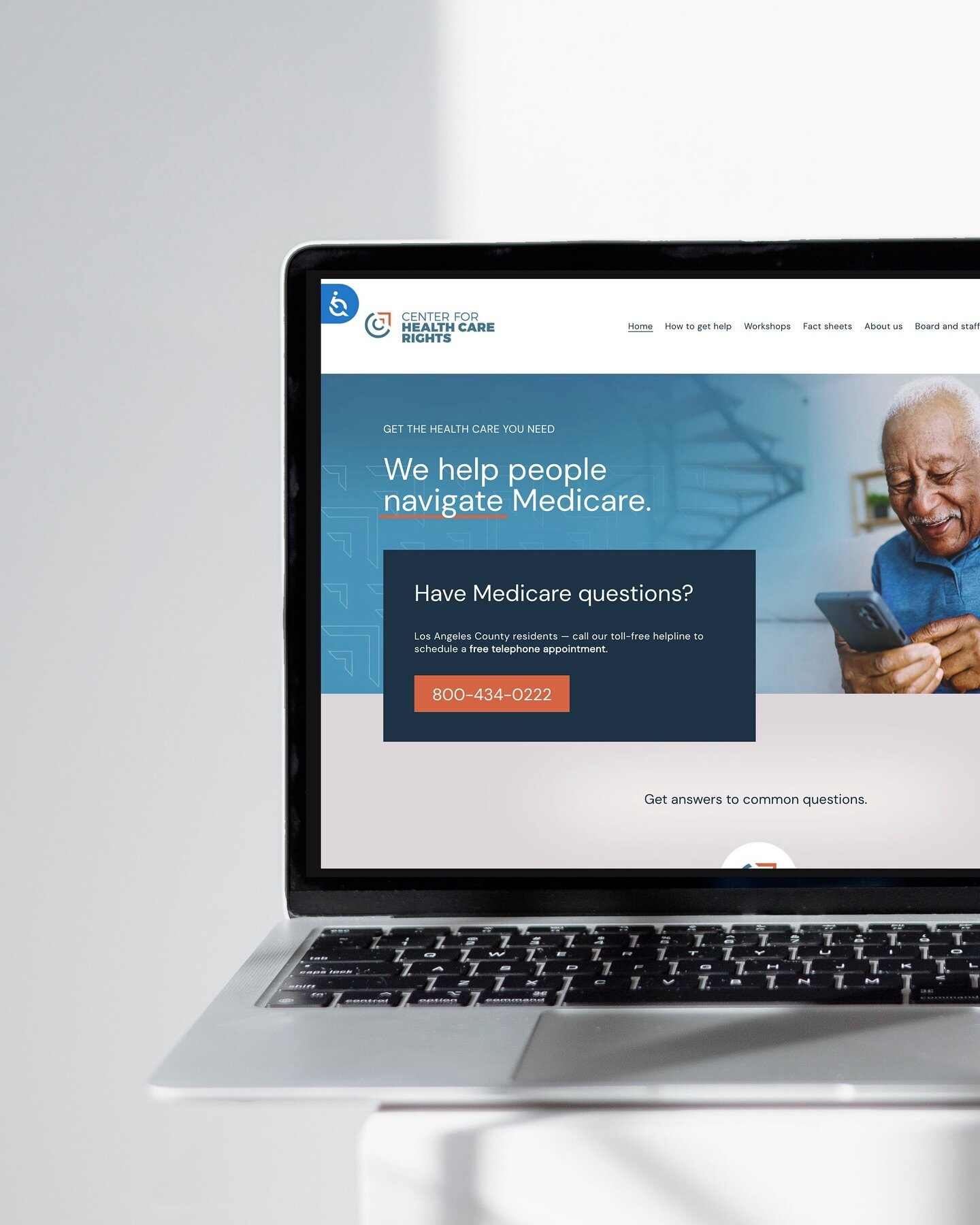 Here&rsquo;s a recent web project for the Center of Healthcare Rights. We used multi-language and accessibility plugins to make sure anyone who wanted to access the information on the website could do so! I&rsquo;m booking web design projects for Q2 