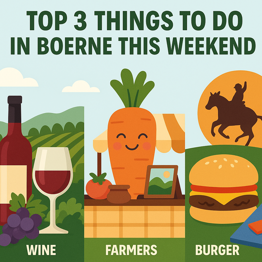 🗓️ BOERNE WEEKEND GUIDE: August 1–3, 2025
