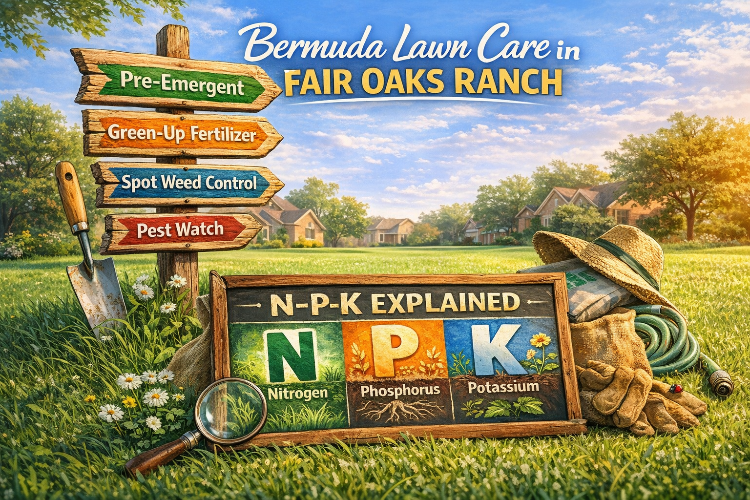 Spring (and Beyond) Bermuda Lawn Care in Fair Oaks Ranch: What I Wish I’d Known Five Years Ago