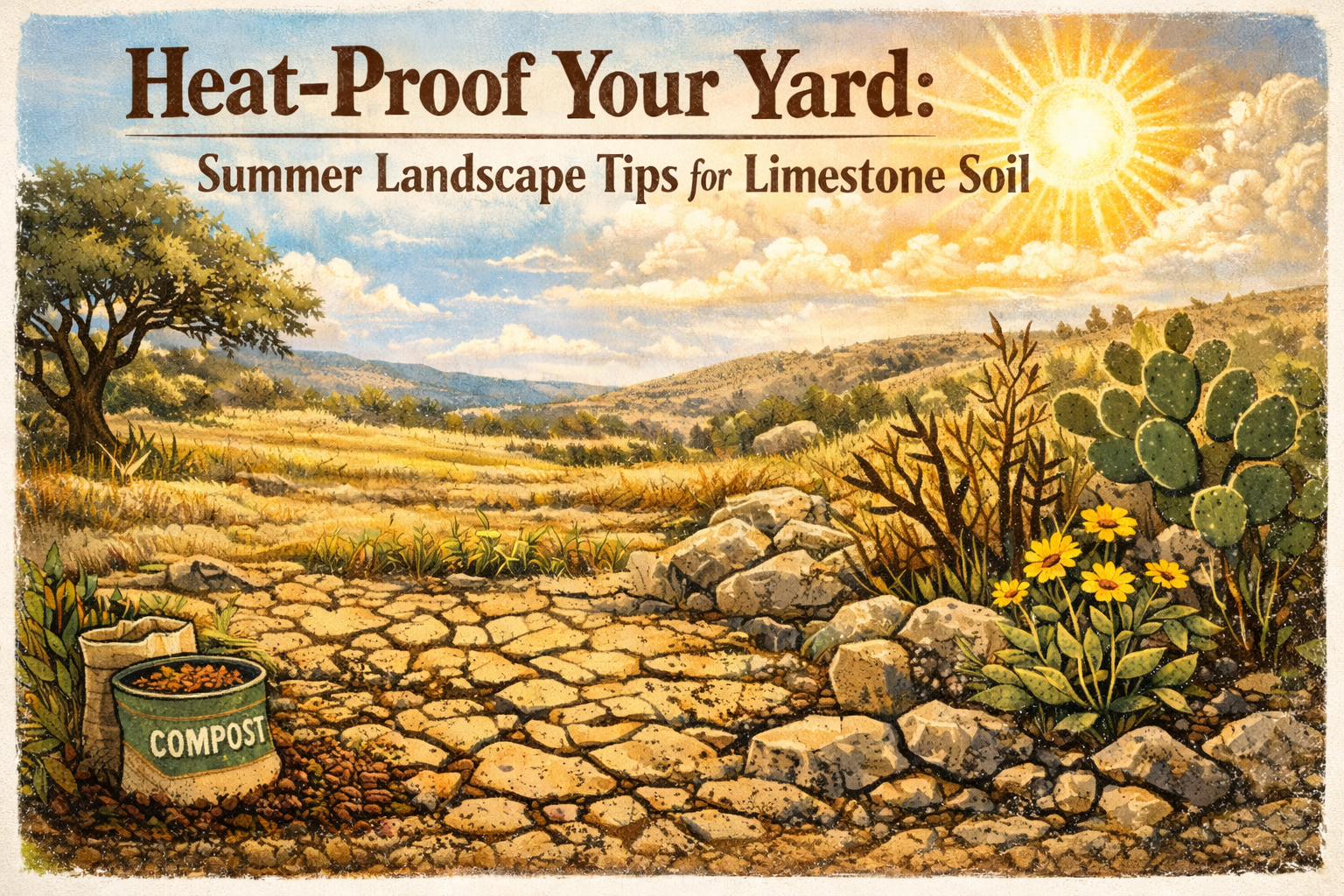 Heat-Proof Your Yard: Summer Landscape Tips for Limestone Soil