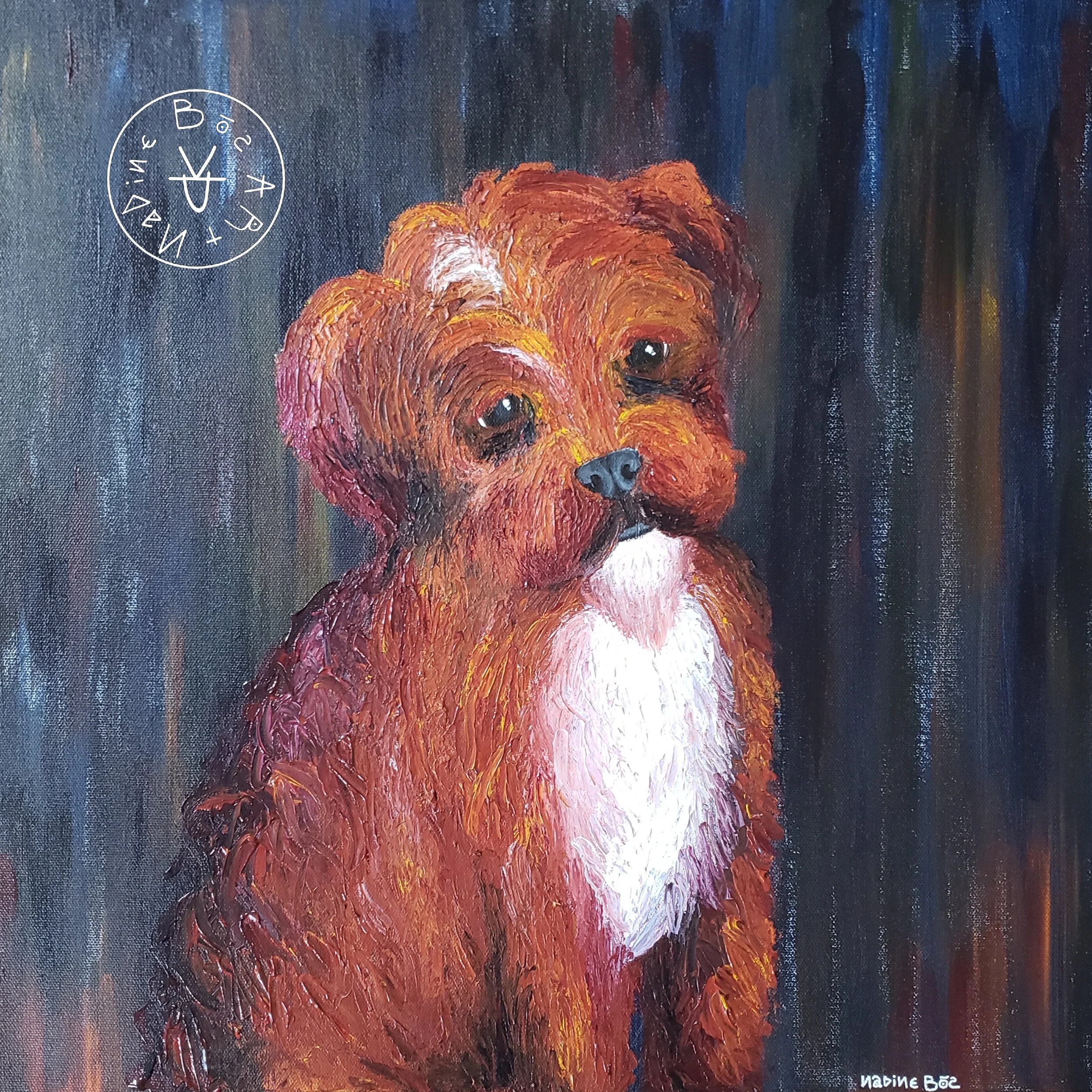 Ruby, Acrylic on Canvas