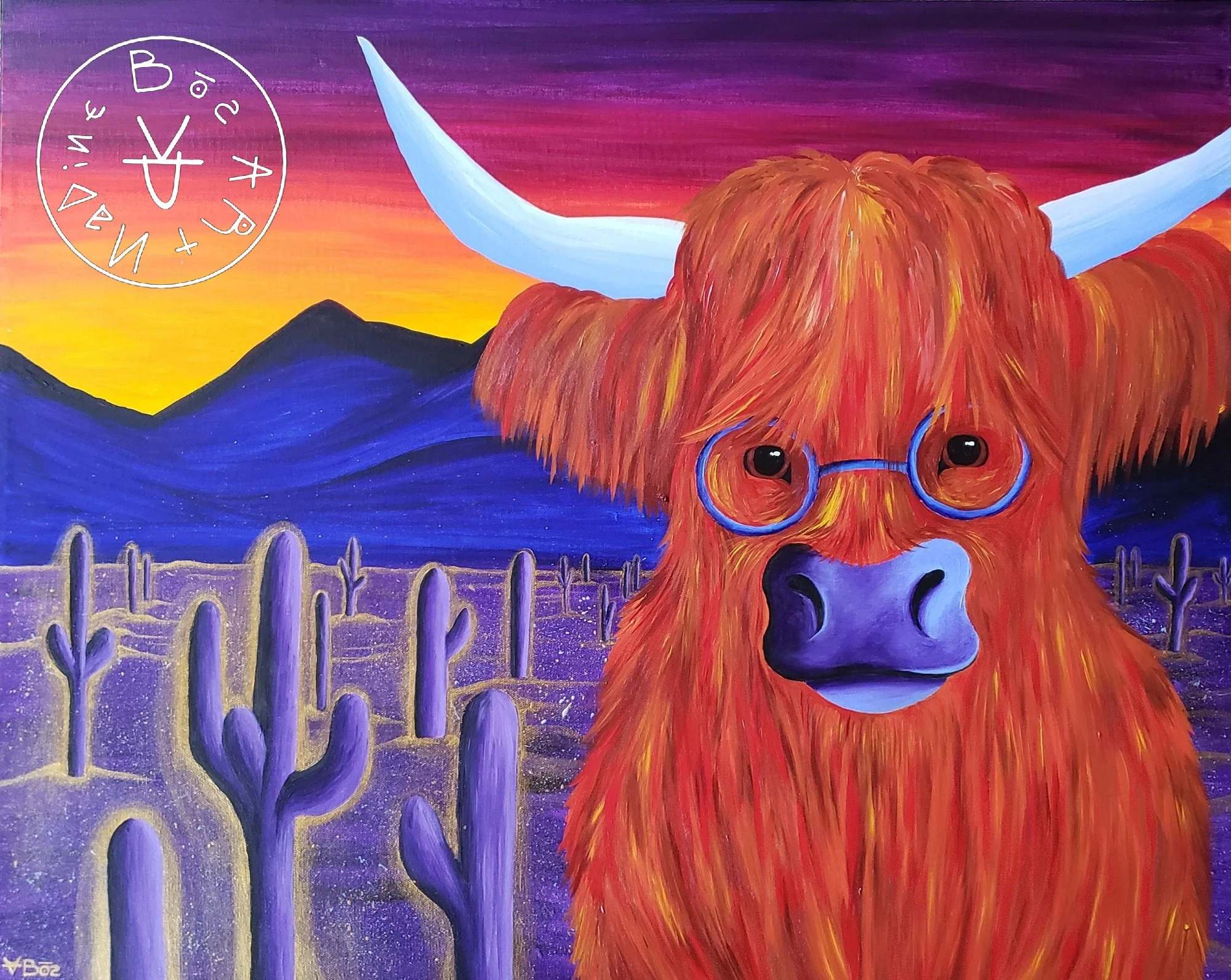 Desert Highland, Acrylic on Canvas